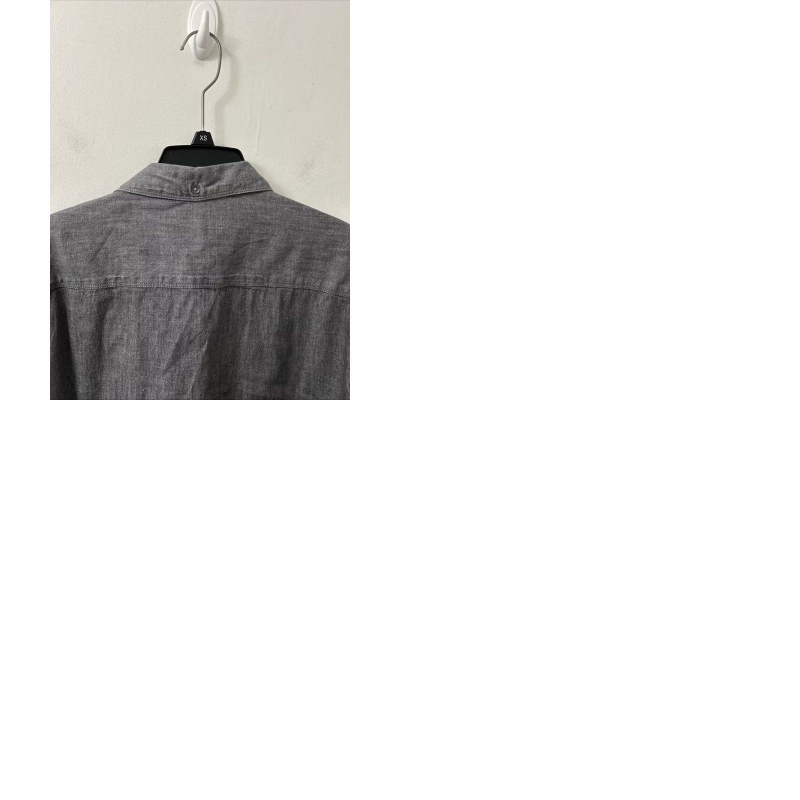 Kenneth Cole Kenneth Cole New York Shirt Mens L Gray Oxford Slim Fit Stretch Button Down L/S Size US L / EU 52-54 / 3 - 9 Thumbnail
