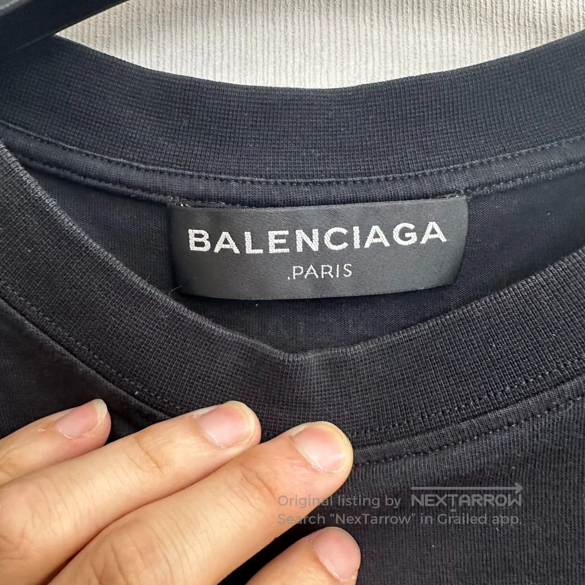 Balenciaga black balenciaga short sleeve t. Size US L / EU 52-54 / 3 - 3 Thumbnail