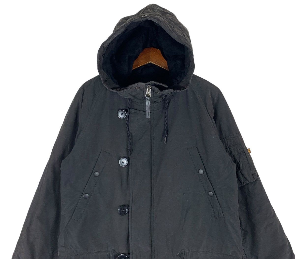 Alpha Industries VINTAGE ALPHA INDUSTRIES PARKA HOODIE BOMBER JACKET Size US M / EU 48-50 / 2 - 4 Thumbnail