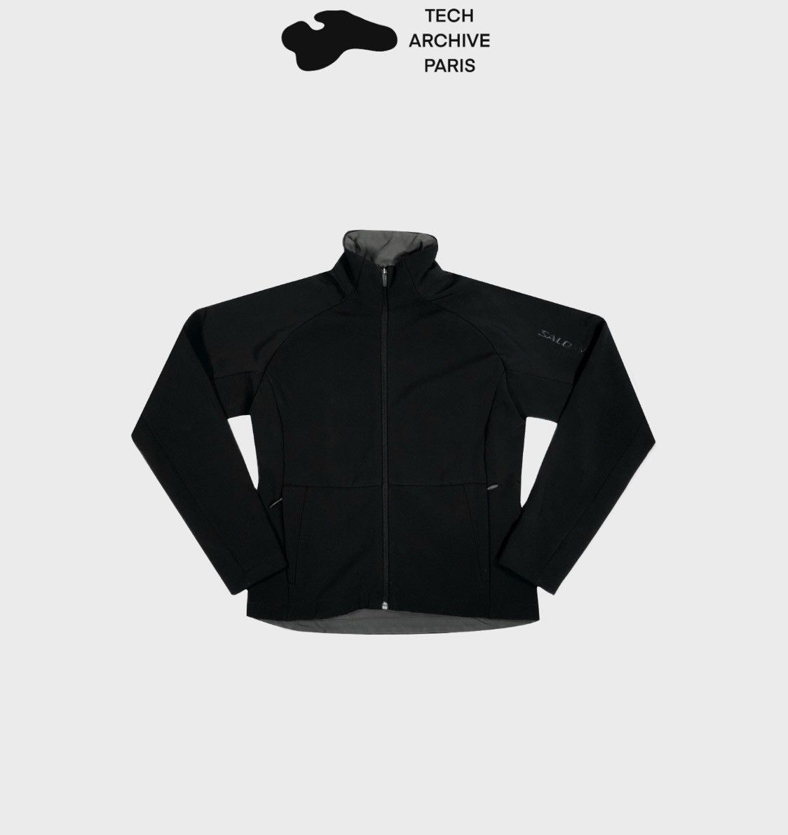 image of 2000’S Vintage Sample Salomon Softshell in Black, Men's (Size Medium)
