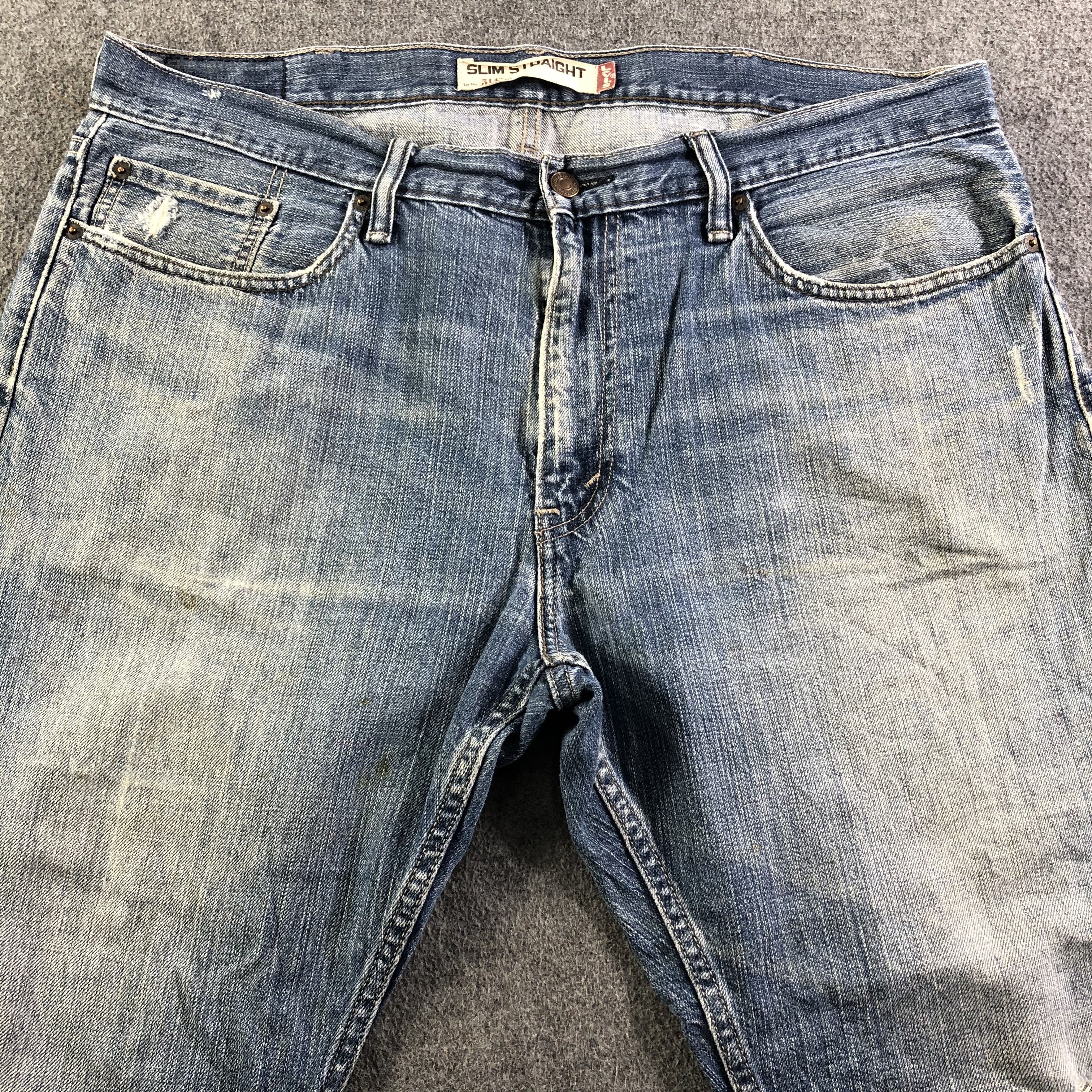 Levi's Vintage Blue Wash Levis 514 Jeans-J3544 Size US 40 / EU 56 - 3 Thumbnail