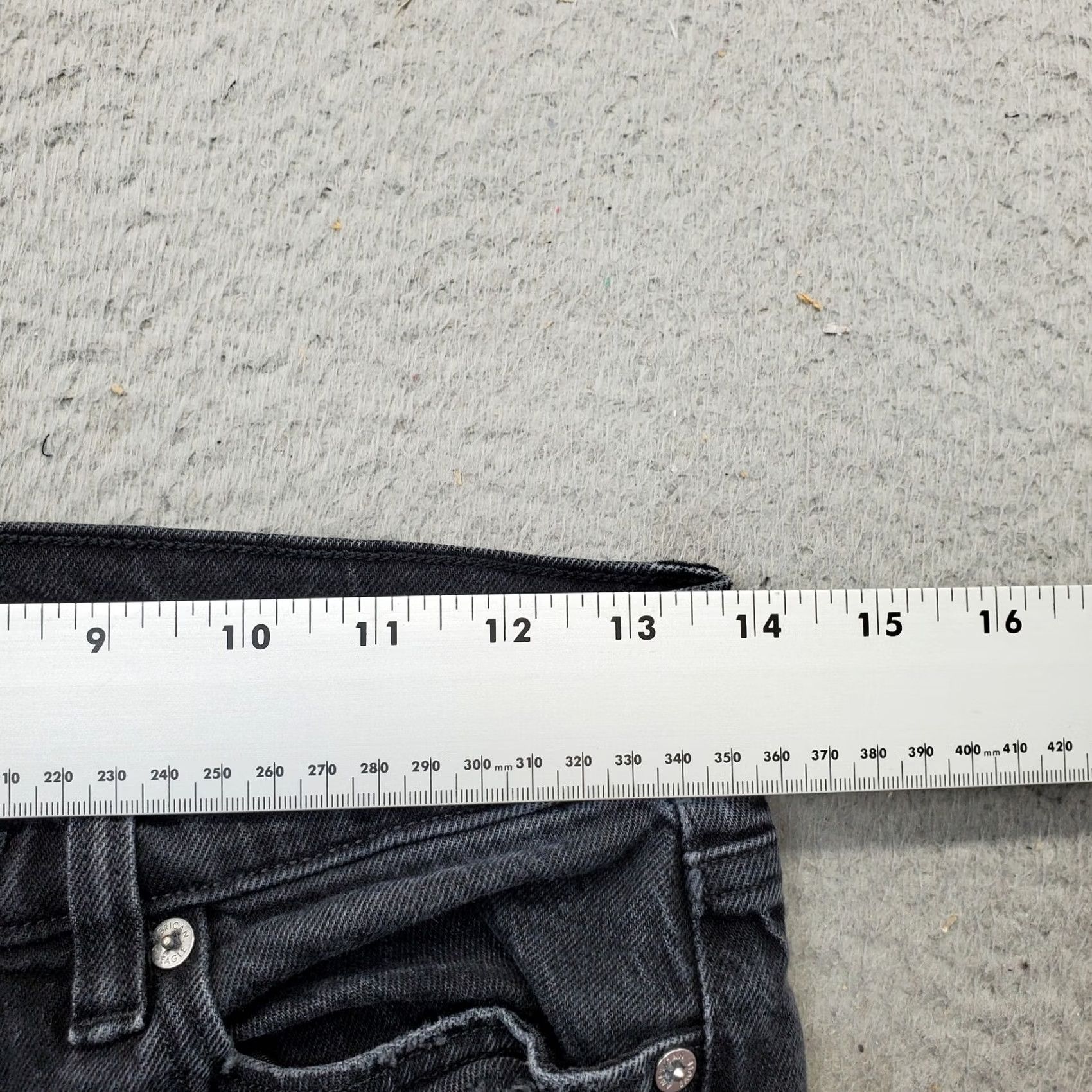 American Eagle Outfitters American Eagle Outfitters Skinny Jeans Women 4 Black Slim Fit 5-Pocket Distressed Denim Pair Size 27" / US 4 / IT 40 - 5 Thumbnail