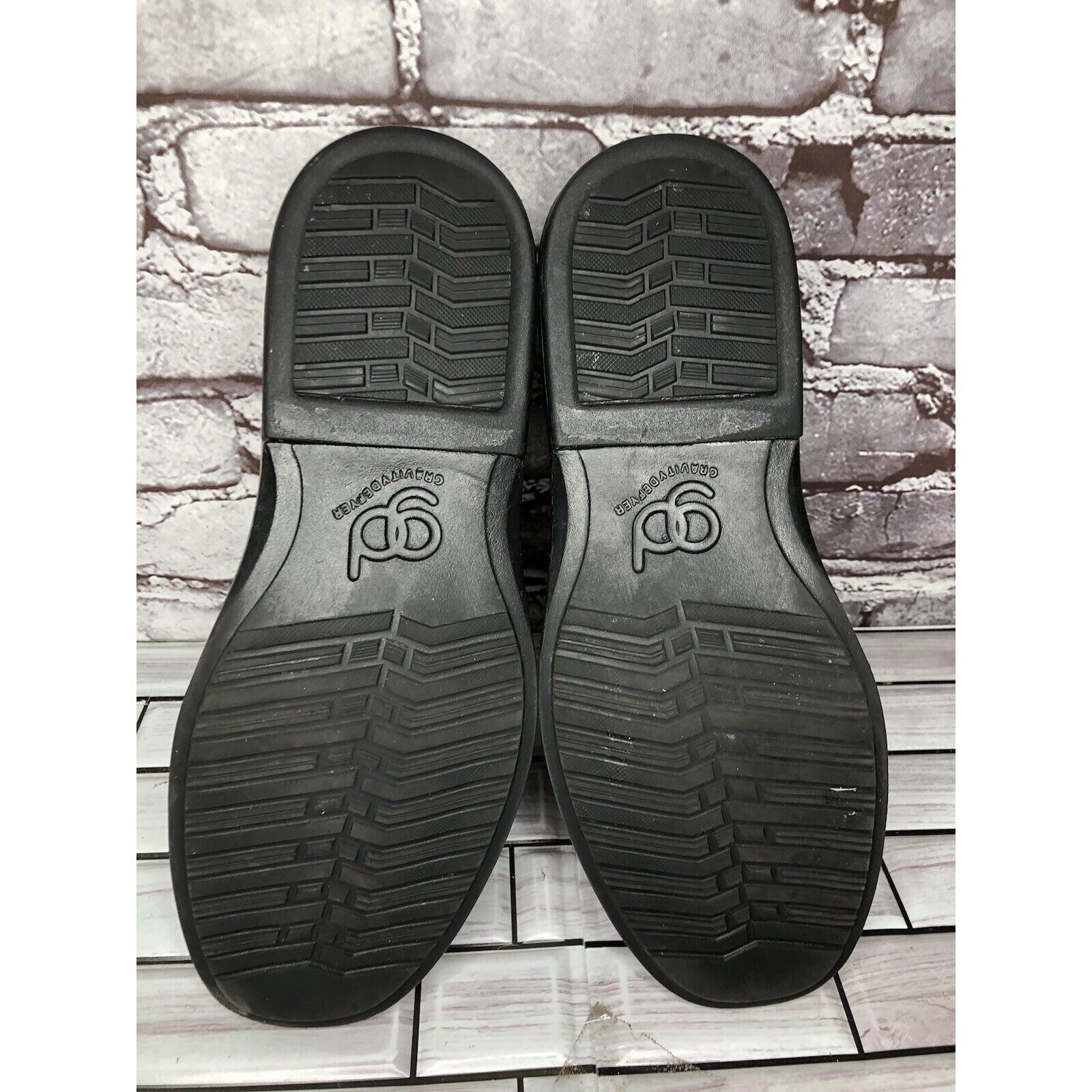 Other Gravity Defyer Ludvig Brown Leather Slip On Loafers Shoes Me Size US 8 / EU 41 - 15 Thumbnail