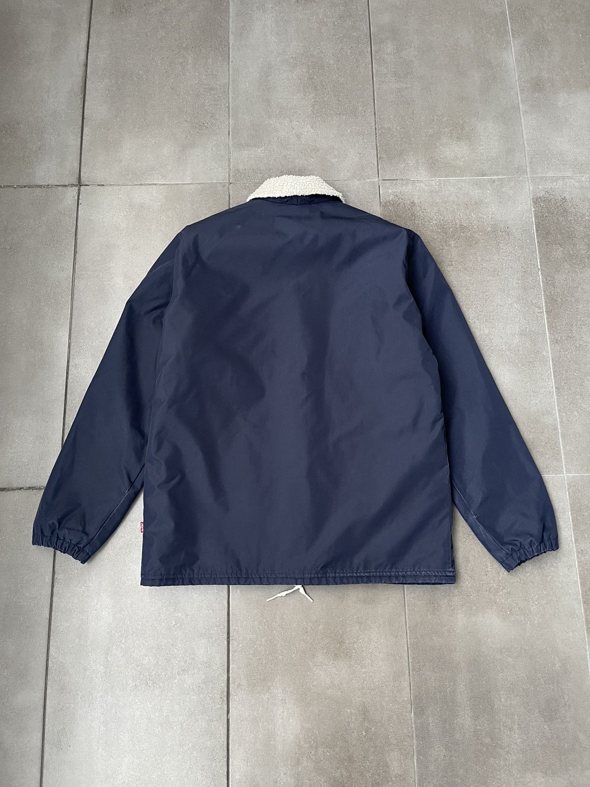 Levi's Levi's Sherpa Navy Nylon Jacket Size US M / EU 48-50 / 2 - 11 Thumbnail
