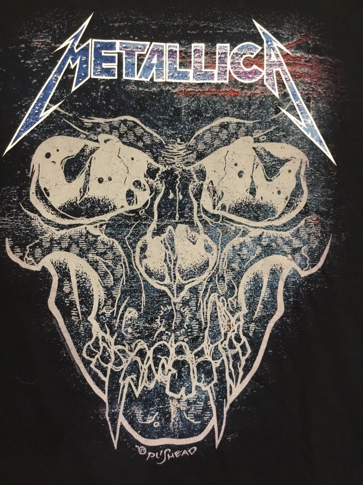 Gildan Metallica Shirt Mens Medium Black Skull 2019 Size US M / EU 48-50 / 2 - 2 Thumbnail