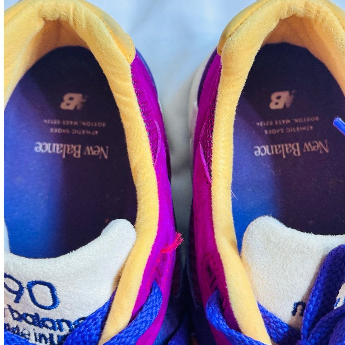 New Balance New Balance 990v2 Teddy Santis Purple Yellow USA Men 10.5 Size US 11 / EU 44 - 9 Thumbnail