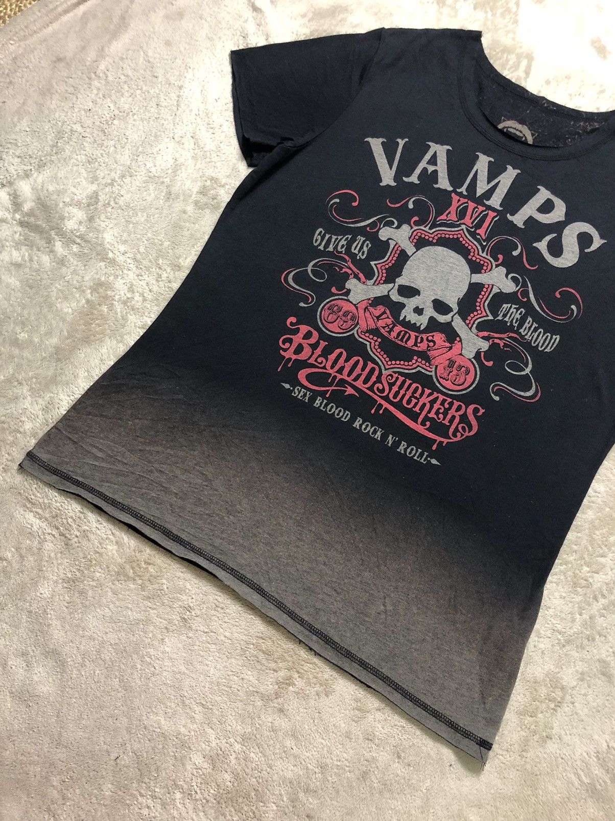 If Six Was Nine 🔥FIRE🔥 Vintage Vamps Distressed Style Shirt Size US M / EU 48-50 / 2 - 3 Thumbnail