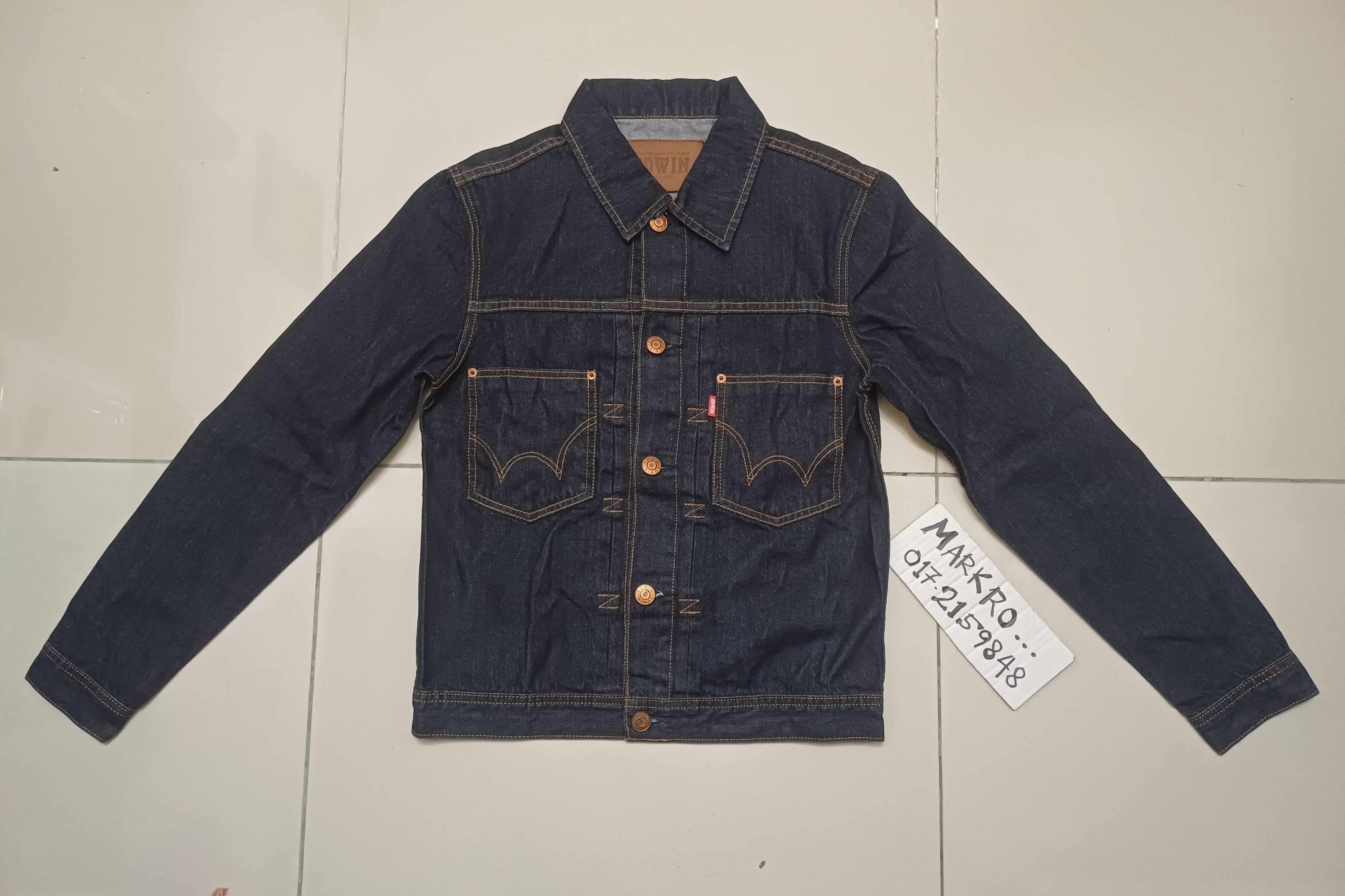 Japanese Brand Nice edwin light denim jacket Size US S / EU 44-46 / 1 - 1 Thumbnail