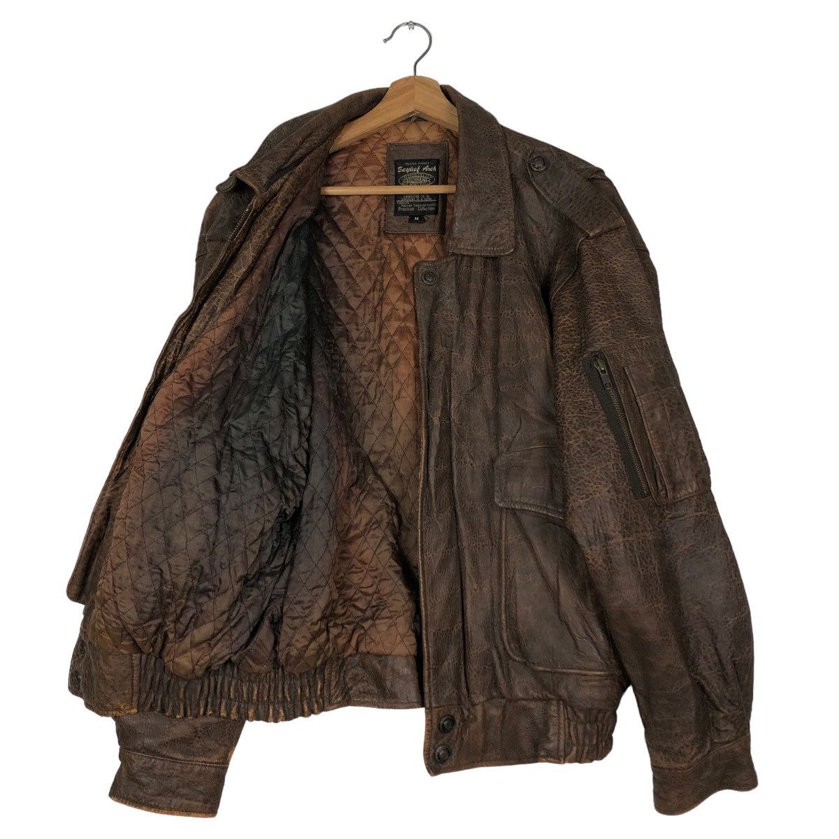 Japanese Brand 🔥Vintage Biker Leather Jacket Bayleaf Anch Issey Miyake Size US M / EU 48-50 / 2 - 11 Thumbnail