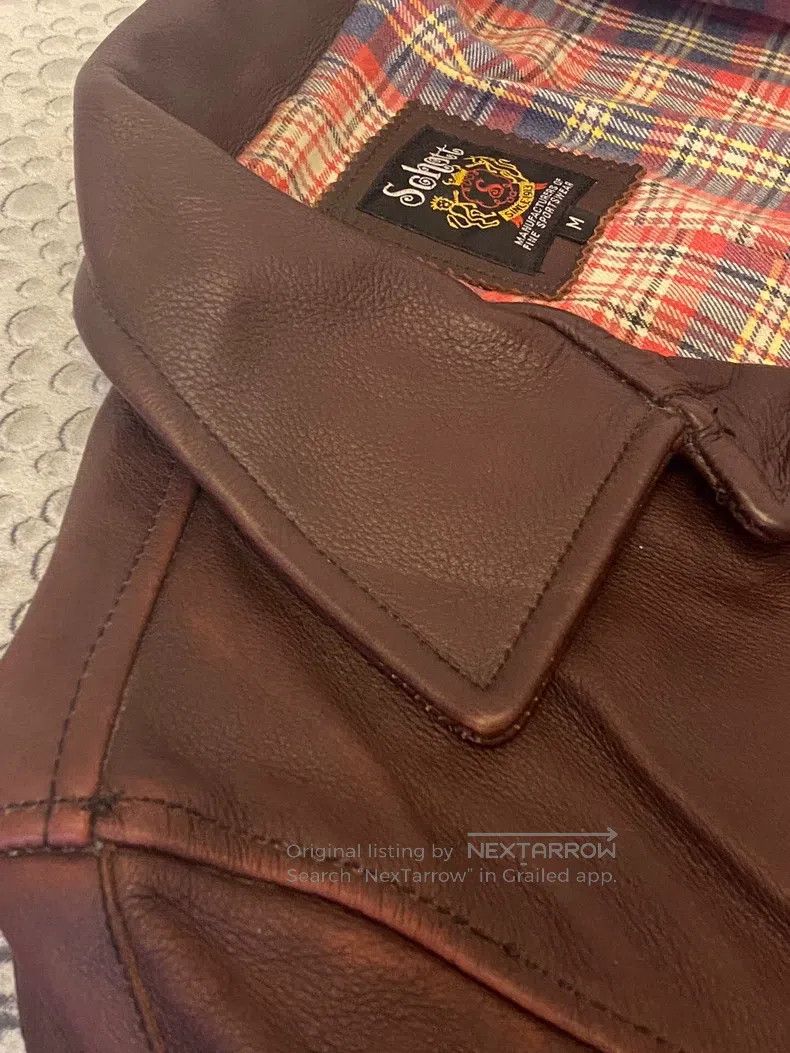 Schott Schott Wax cowhide vintage box clerk jacket Size US M / EU 48-50 / 2 - 8 Thumbnail