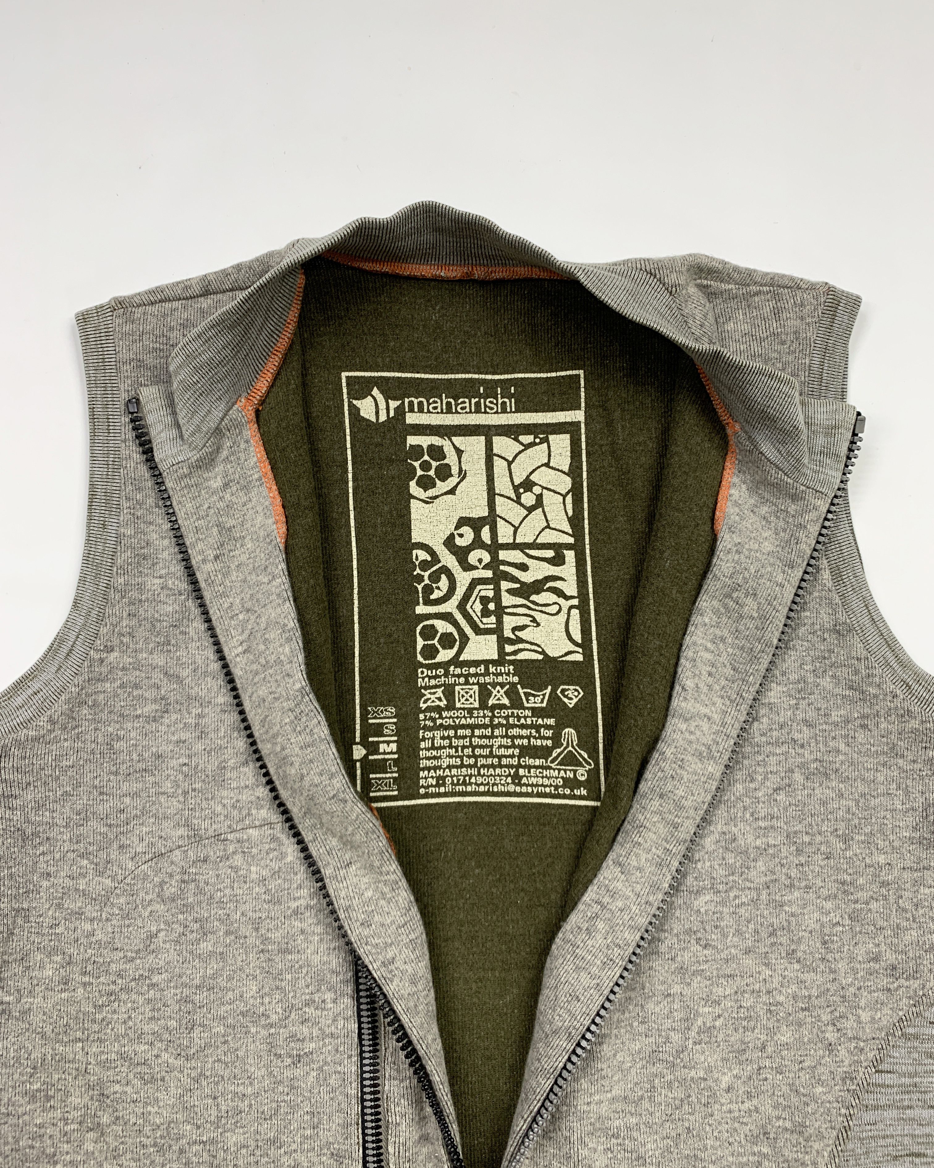 Maharishi AW 1999 Asymmetrical Zip-Up Vest Size US M / EU 48-50 / 2 - 4 Thumbnail