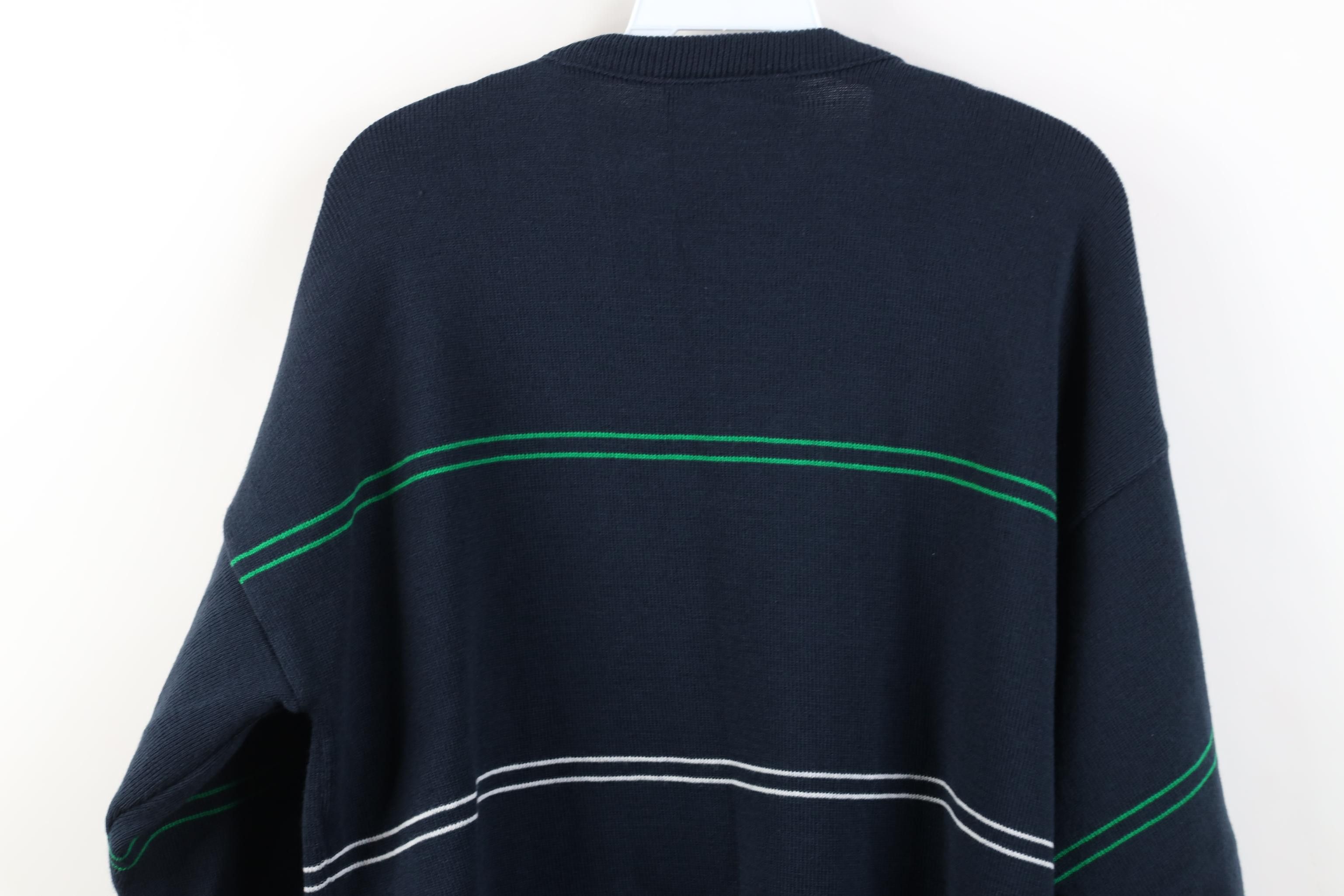 Vintage Vintage 90s Streetwear Wool Blend Ireland Sweater Striped Size US L / EU 52-54 / 3 - 10 Thumbnail