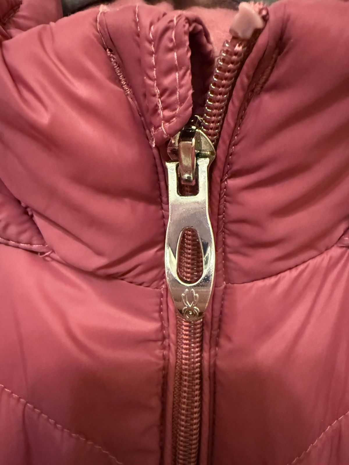 Spyder Spyder Womens Long pink puffer parka coat Size XL / US 12-14 / IT 48-50 - 7 Thumbnail