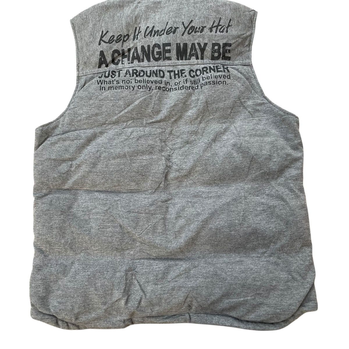 If Six Was Nine 🇯🇵 SPLENDID SATISFACTION SEDITIONARIES WORDING PUFFER VEST Size US XL / EU 56 / 4 - 7 Thumbnail