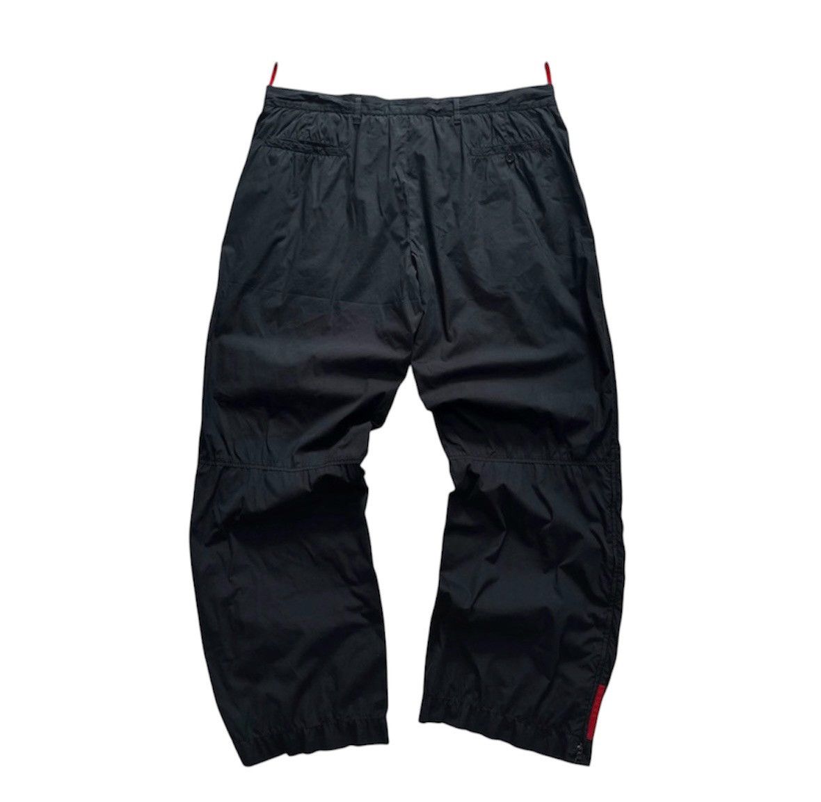 Prada Vintage 00s prada sport linea rossa zip re-nulon pants Size US 40 / EU 56 - 6 Thumbnail