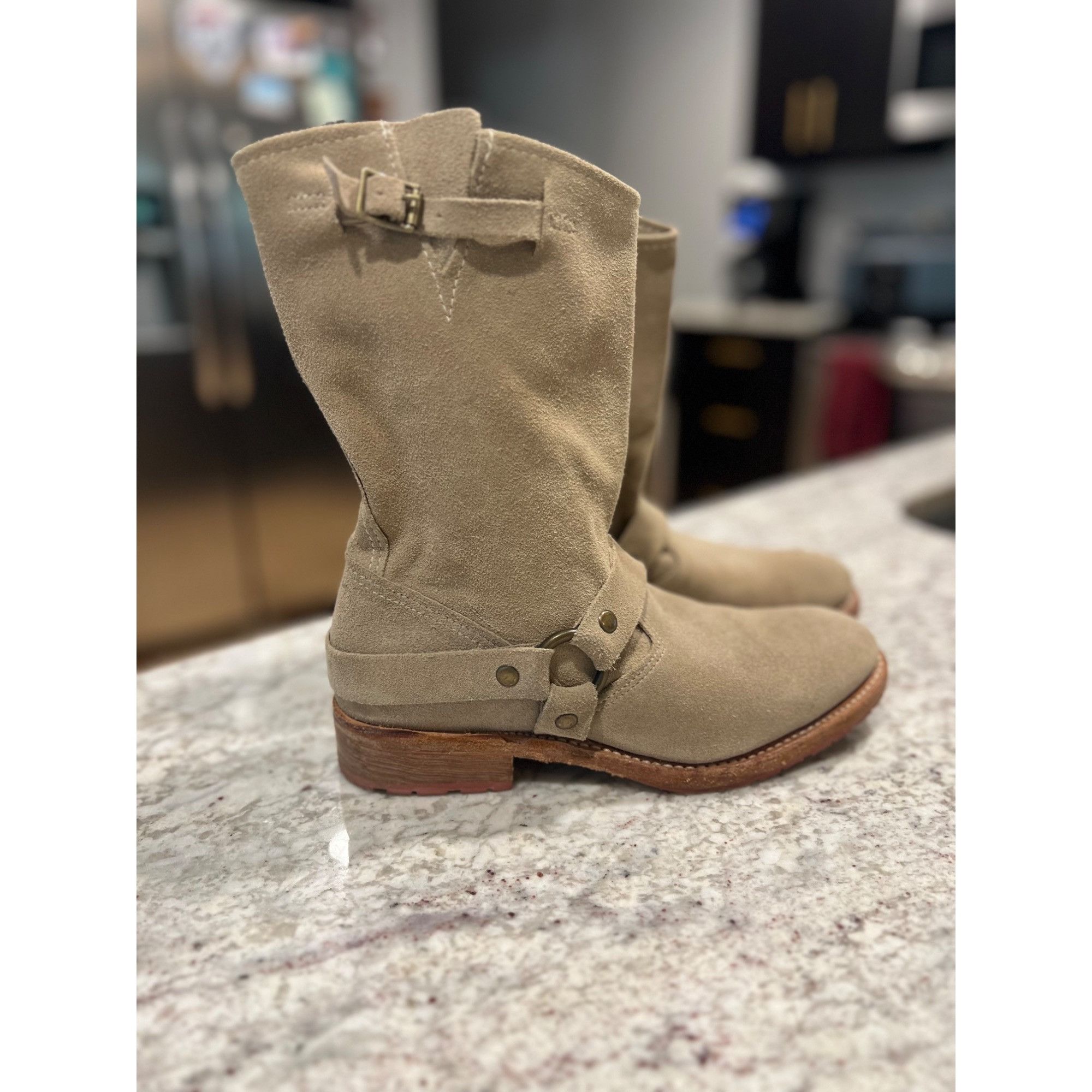 Vintage Shoe Co. Vintage Shoe Company Sueded Leather Boots - Size 7.5 Size US 7.5 / IT 37.5 - 2 Thumbnail