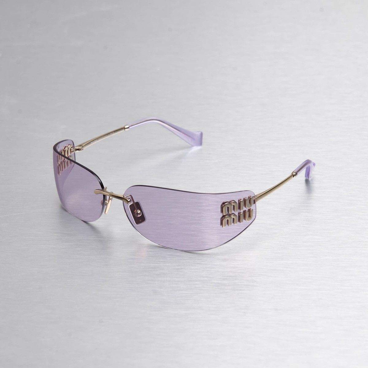 Miu Miu MIU MIU 0MU A51S ZVN90O SUNGLASSES Size ONE SIZE - 1 Thumbnail