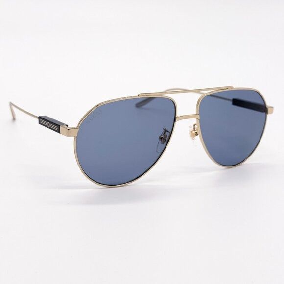 Gucci NEW GUCCI GG1311S 003 UNISEX METAL AVIATOR SUNGLASSES Size ONE SIZE - 10 Thumbnail