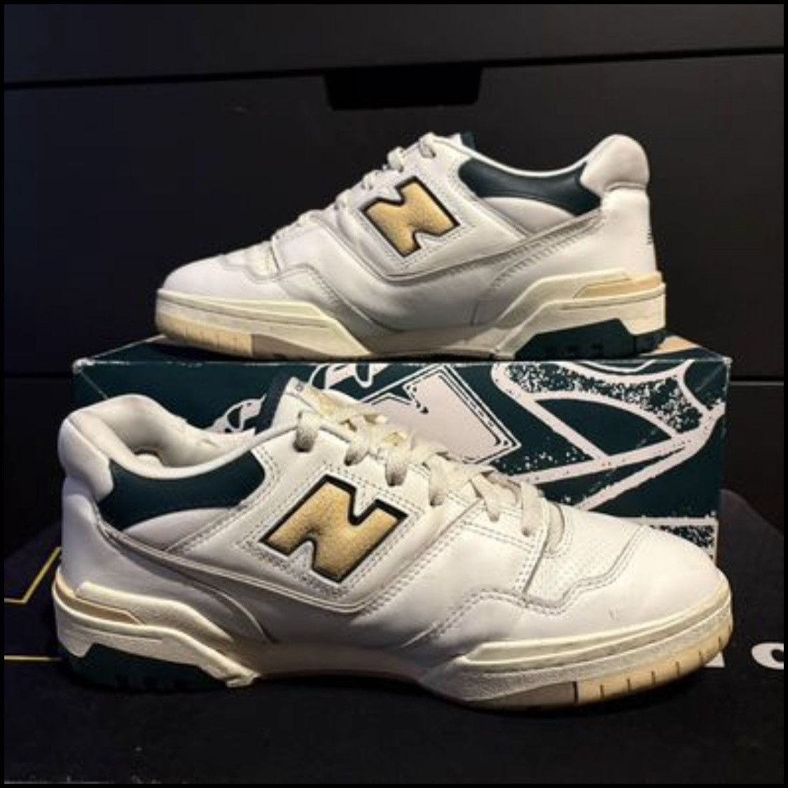 Aime Leon Dore × New Balance Aime Leon Dore New Balance 550 Size 9.5 Green Yellow White Size US 9.5 / EU 42-43 - 7 Thumbnail