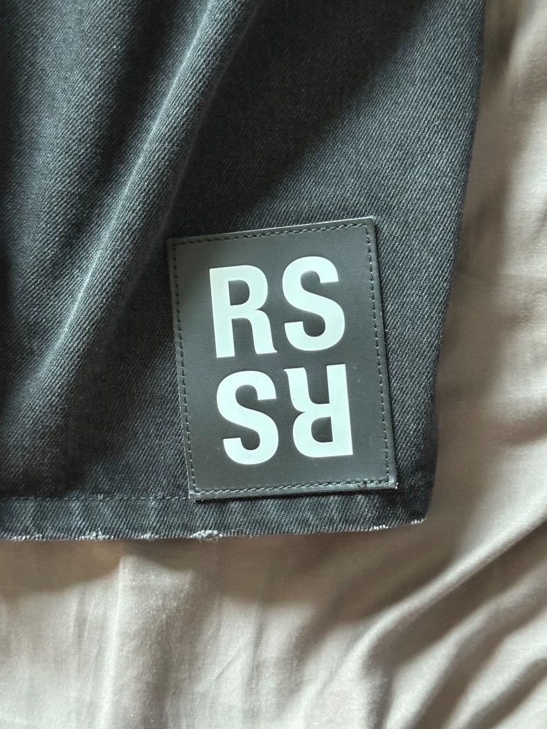 Raf Simons Raf simons 19AW black embroidered denim jacket Size US M / EU 48-50 / 2 - 8 Thumbnail