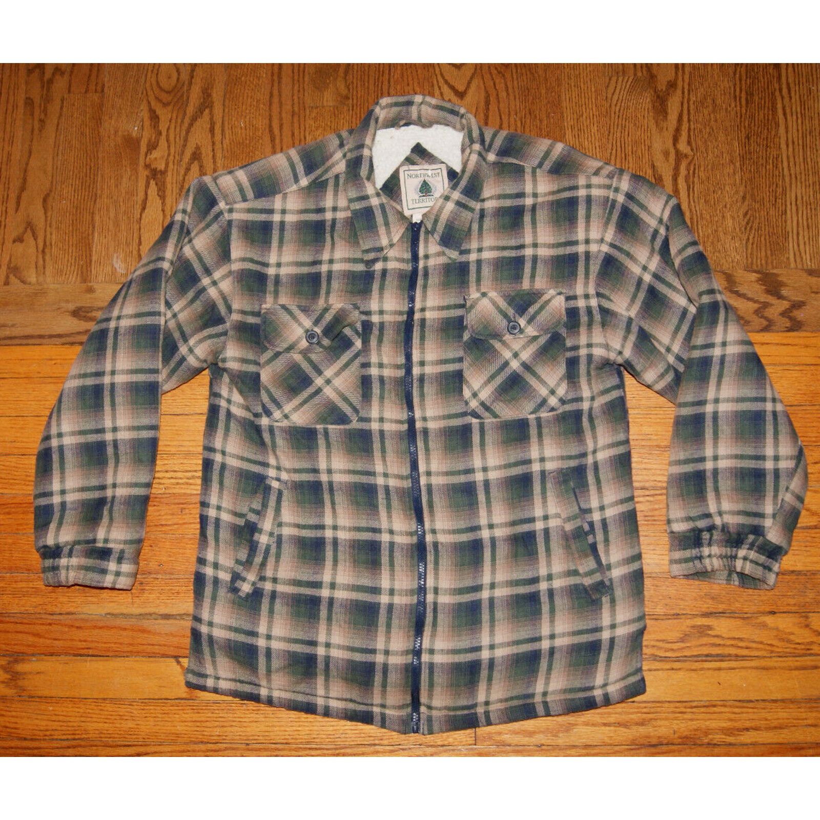 Northwest Territory VTG Northwest Territory Mens S Flannel Shirt Shacket Sherpa Size US S / EU 44-46 / 1 - 3 Thumbnail