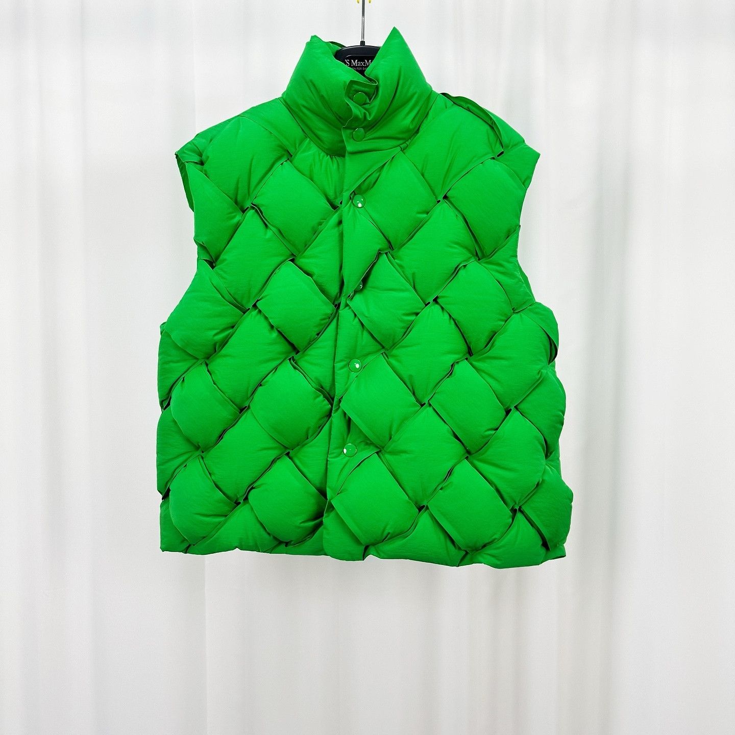 Bottega Veneta Bottega Veneta Woven Padded Vest Green Size S Size US S / EU 44-46 / 1 - 1 Thumbnail