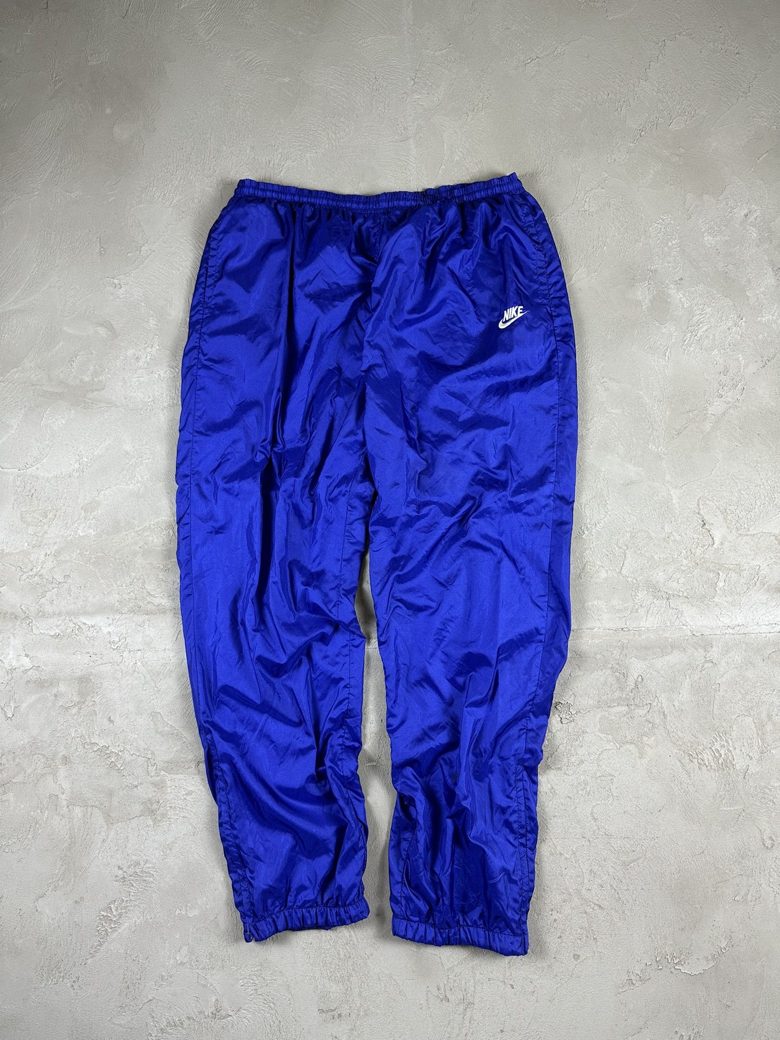 Nike 80s Vintage Nike Baggy Oversized Nylon Trackpants Size US 40 / EU 56 - 1 Thumbnail