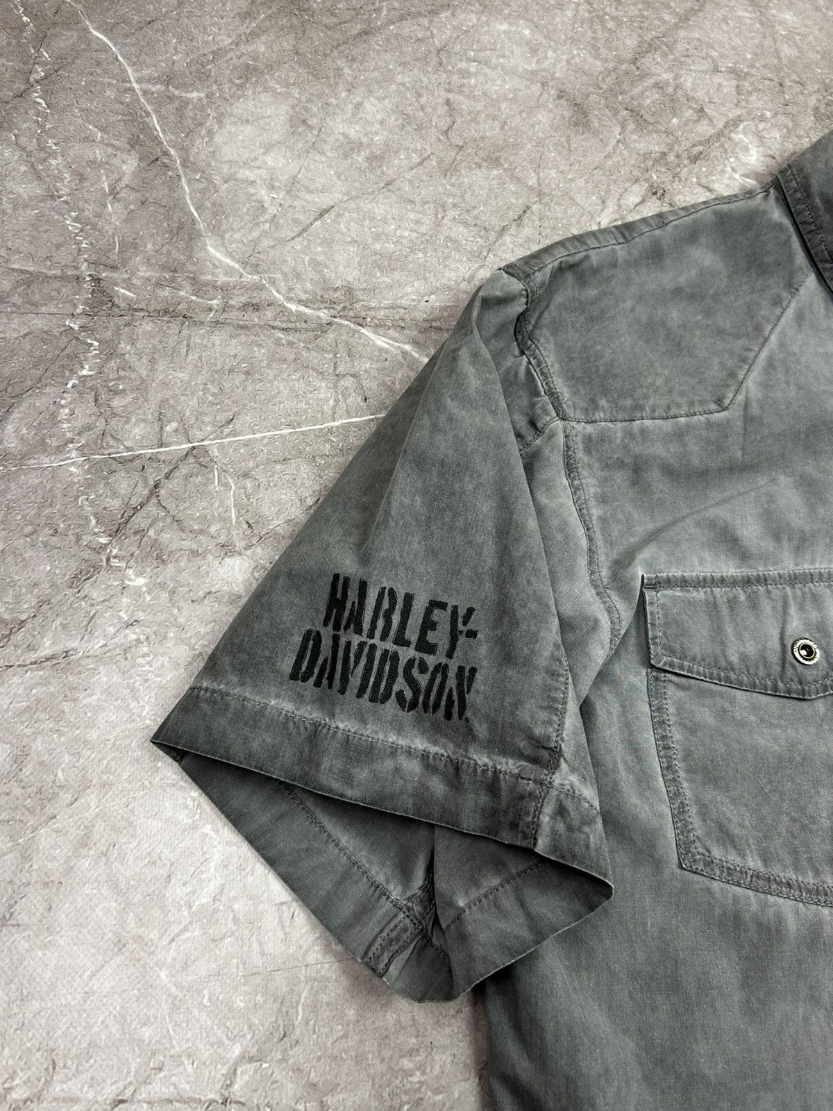 Harley Davidson × Vintage Vintage Harley Davidson button up shirt Size US L / EU 52-54 / 3 - 5 Thumbnail