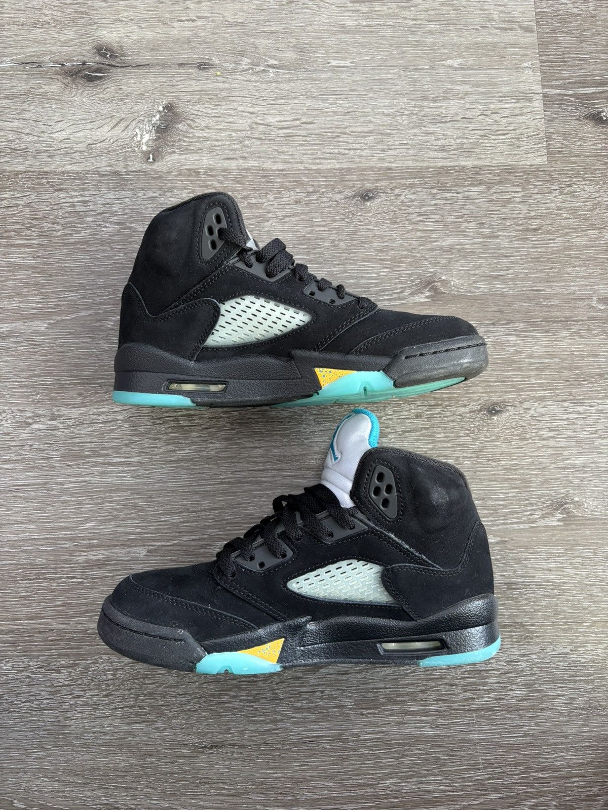 Jordan Brand Air Jordan 5 Retro “Aqua” (GS) (2023) **PRE-OWNED** REP. BOX Size US 5.5 / EU 38 - 2 Thumbnail