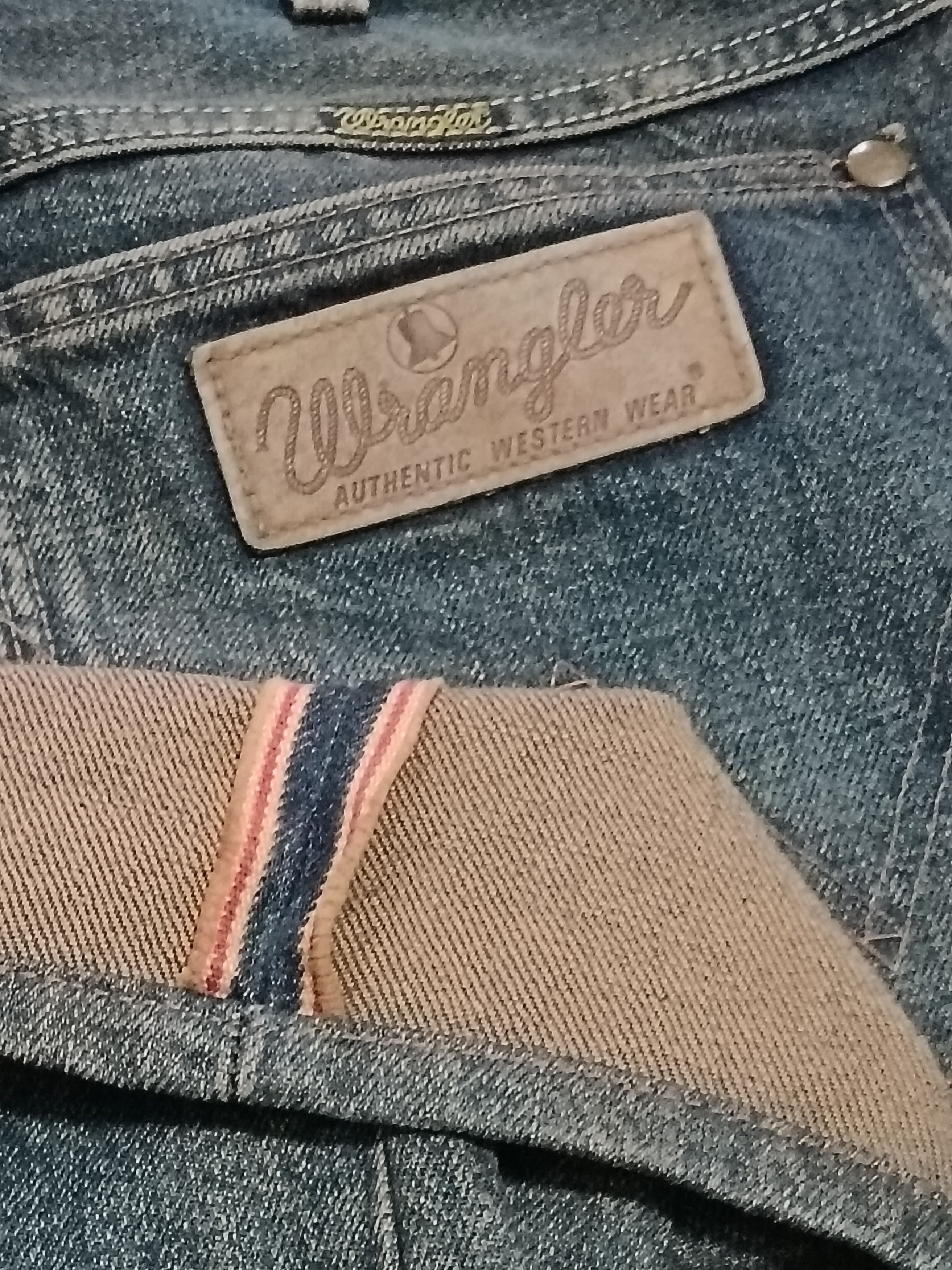Wrangler VINTAGE WRANGLER SELVEDGE MUD WASH JEANS Size US 32 / EU 48 - 5 Thumbnail
