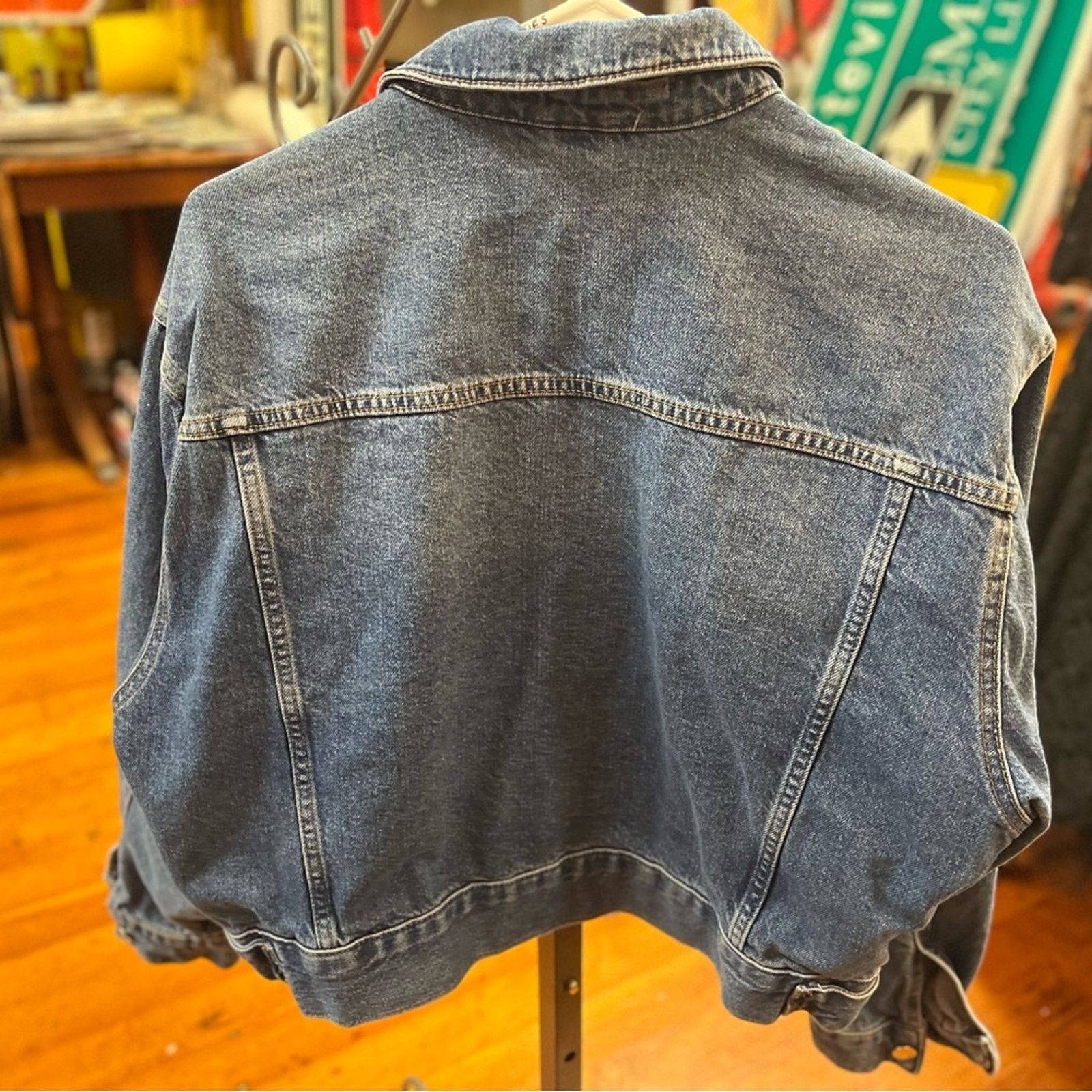 Topshop Top shop Moto Denim Jacket Size XS / US 0-2 / IT 36-38 - 2 Thumbnail