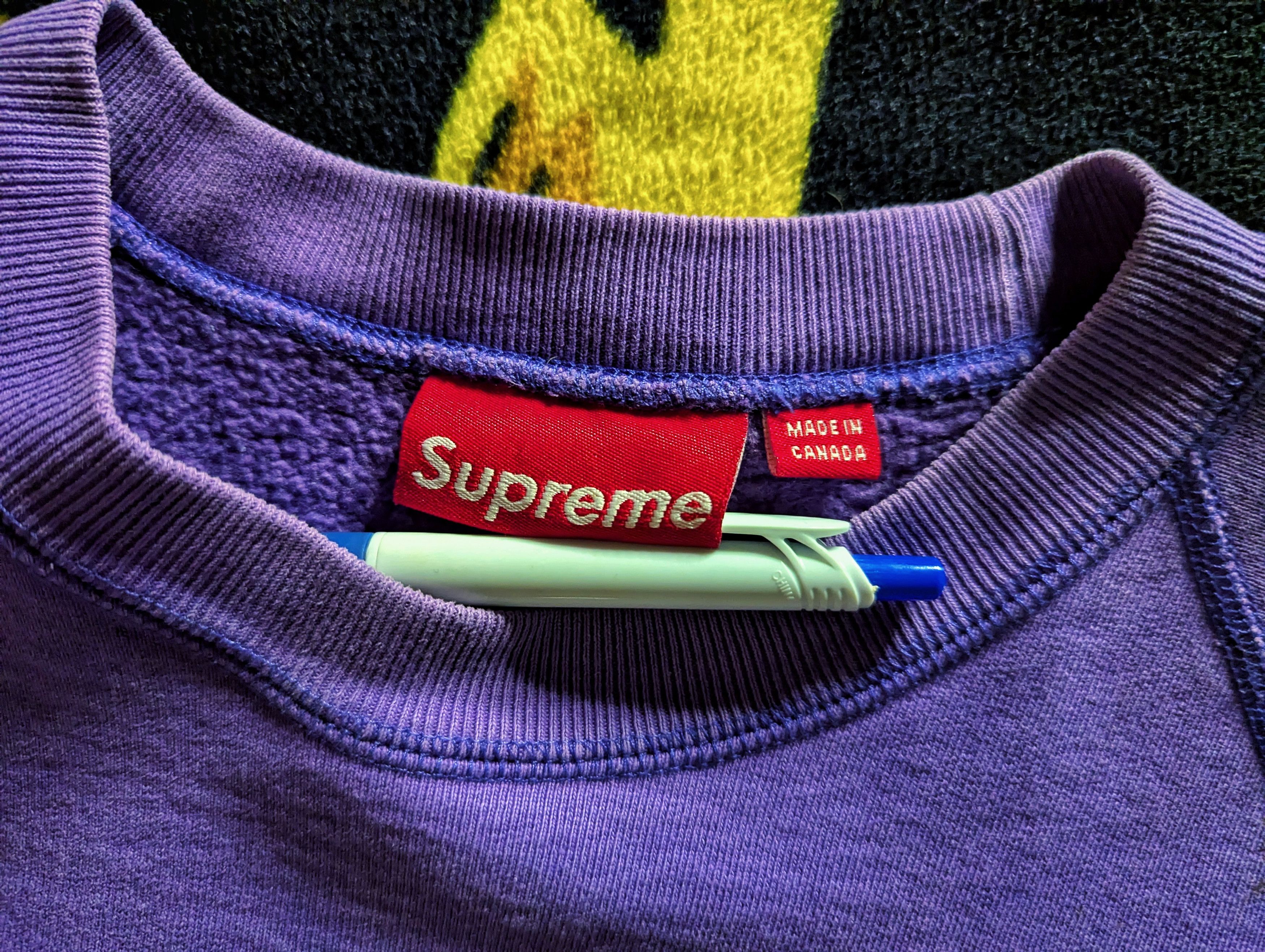 Supreme 2006 Supreme Purple / Teal Crewneck Size US L / EU 52-54 / 3 - 5 Thumbnail