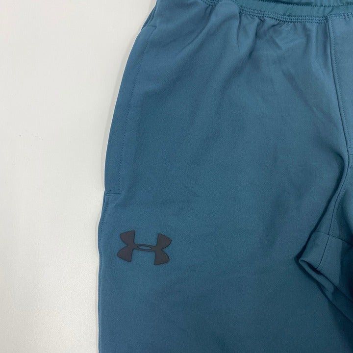 NWT Teal Under Armour Tapered Joggers Size S
