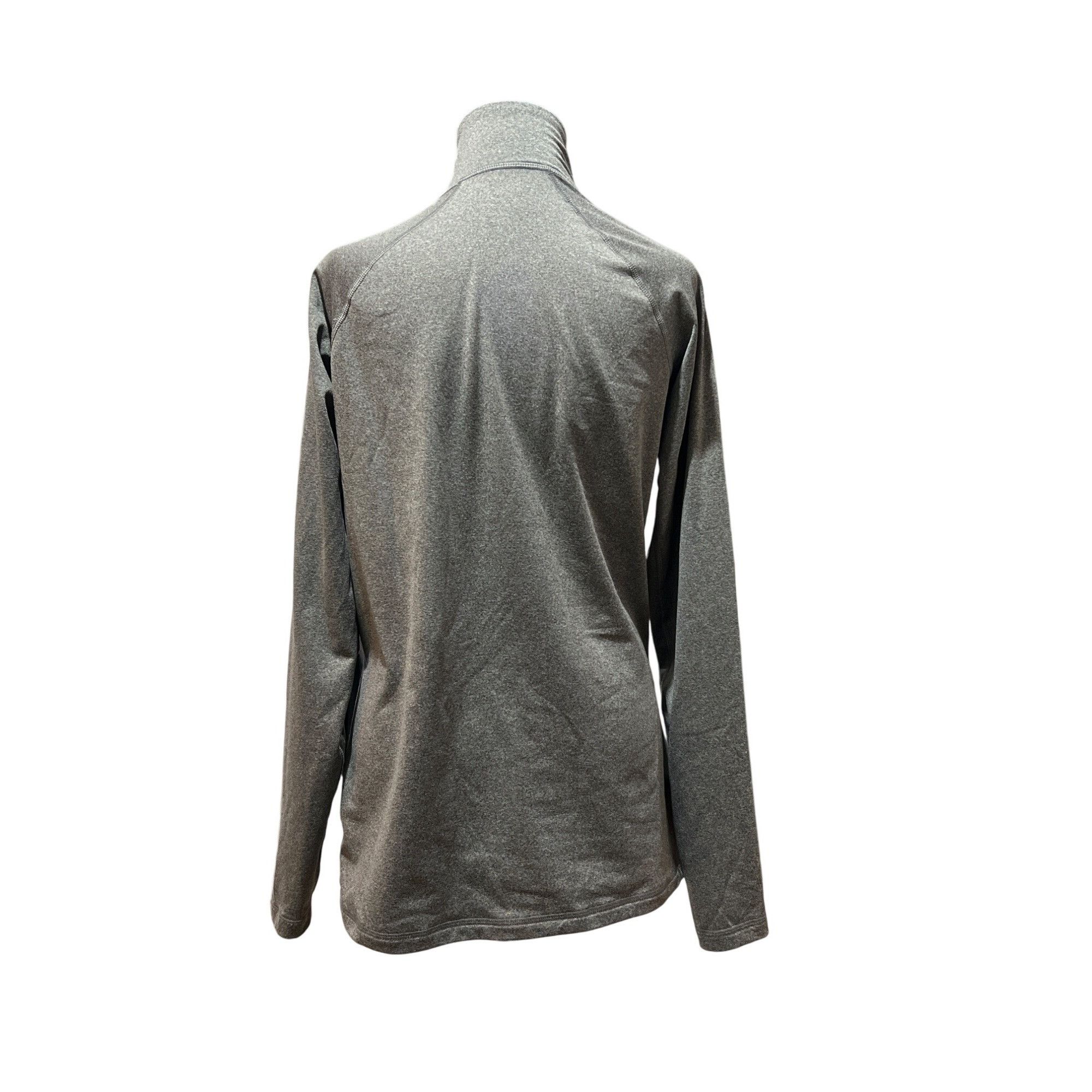 Nike Nike Pro Womens Gray 1/4 Zip Pullover Athletic Top XL Polyes Size XL / US 12-14 / IT 48-50 - 3 Thumbnail