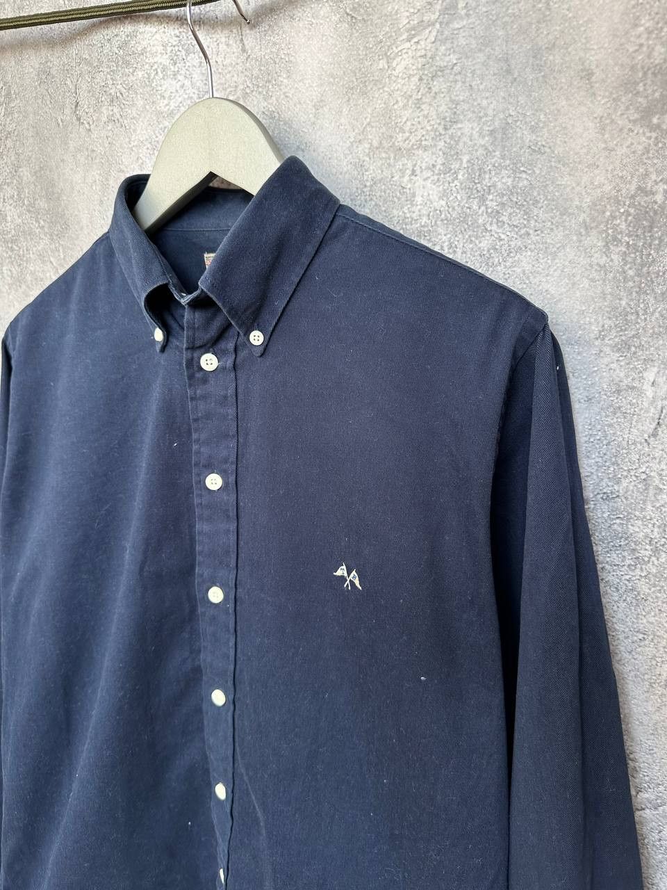 Burberry Thomas Burberry Twill Shirt OldMoney Embroidered LS ButtonUp Size US S / EU 44-46 / 1 - 6 Thumbnail