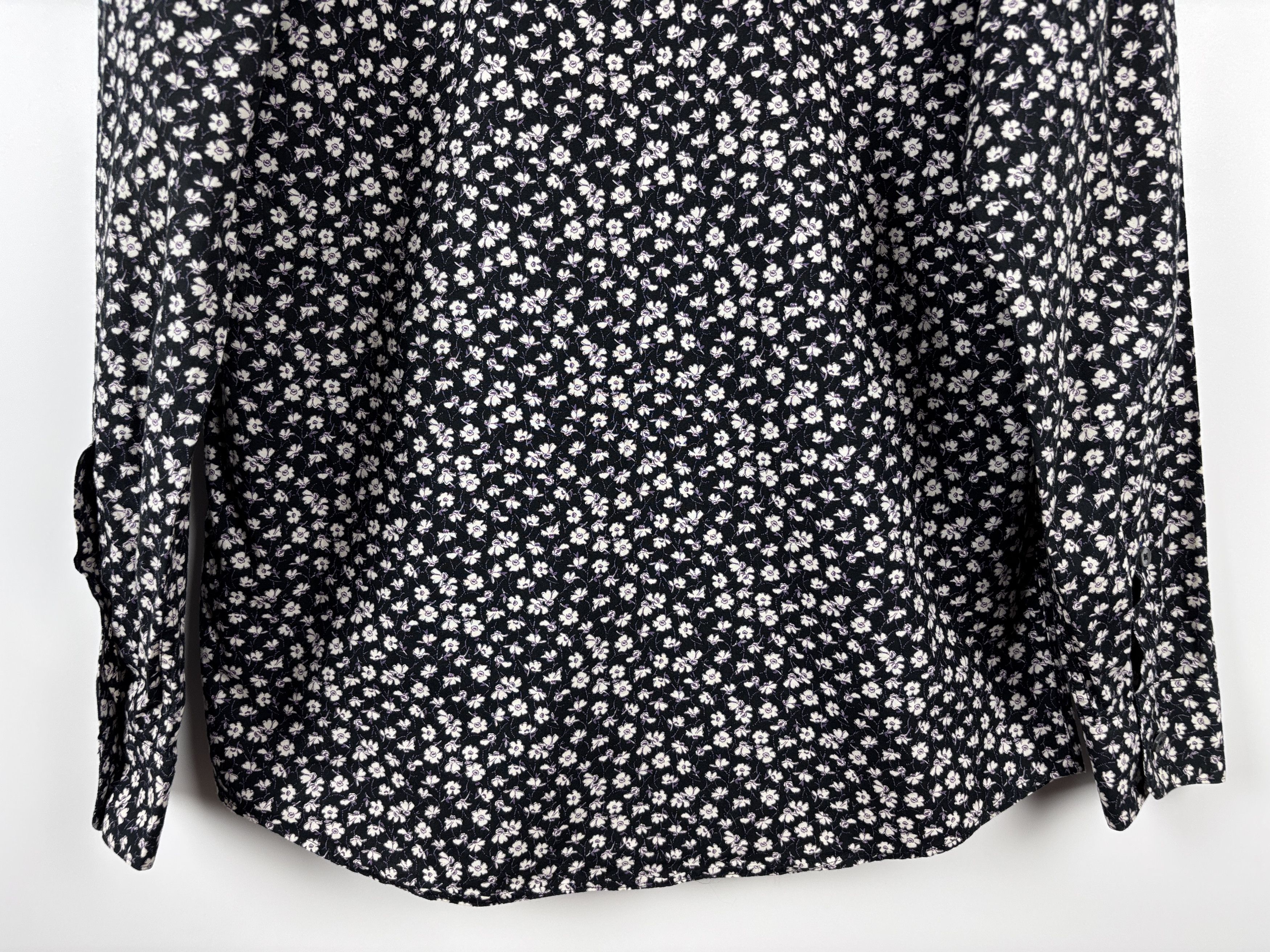 Paul Smith Paul Smith The Byard Floral Flower Shirt Black Size 15/38 Size US M / EU 48-50 / 2 - 6 Thumbnail