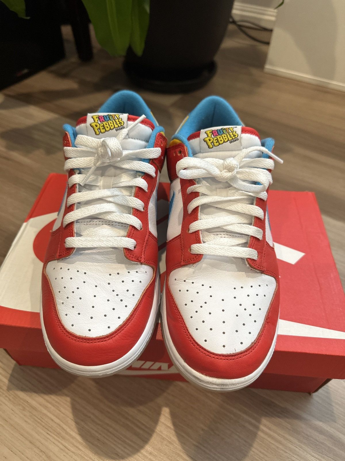 Nike Lebron James Fruity Pebbles Dunks | Grailed