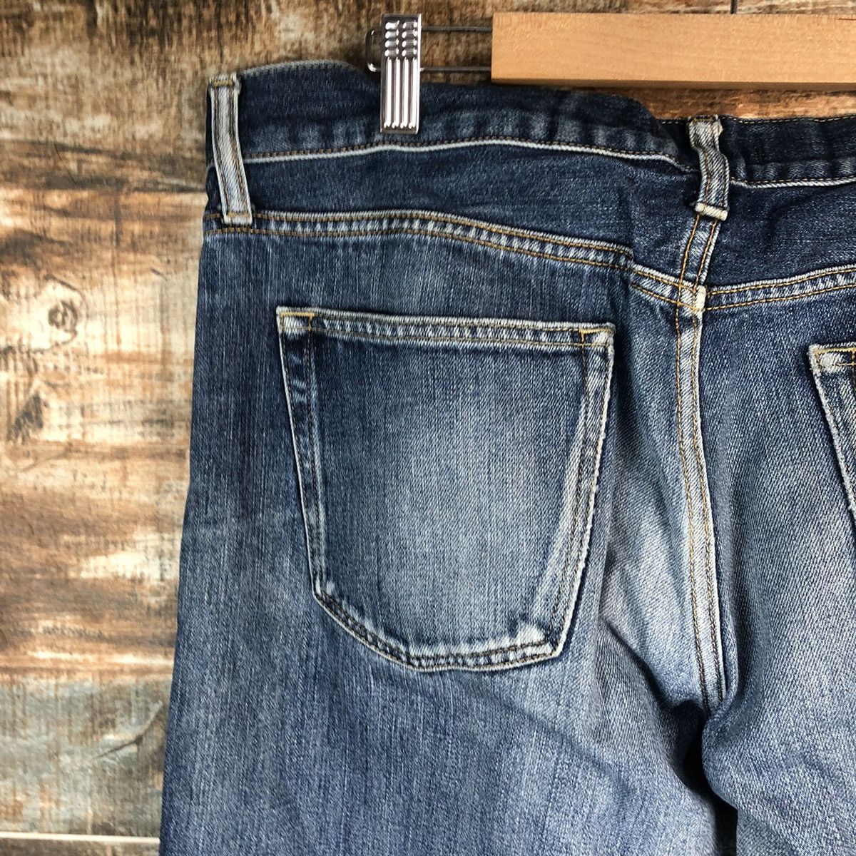 Japanese Brand Uniqlo japan Blue Distressed ripped Denim Pants #A1411 Size US 36 / EU 52 - 18 Thumbnail