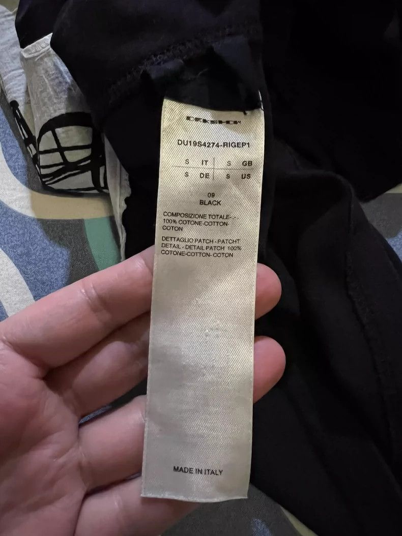 Rick Owens Rick Owens Cloth slogan short sleeve 2501-Nextarrow Size US S / EU 44-46 / 1 - 6 Thumbnail