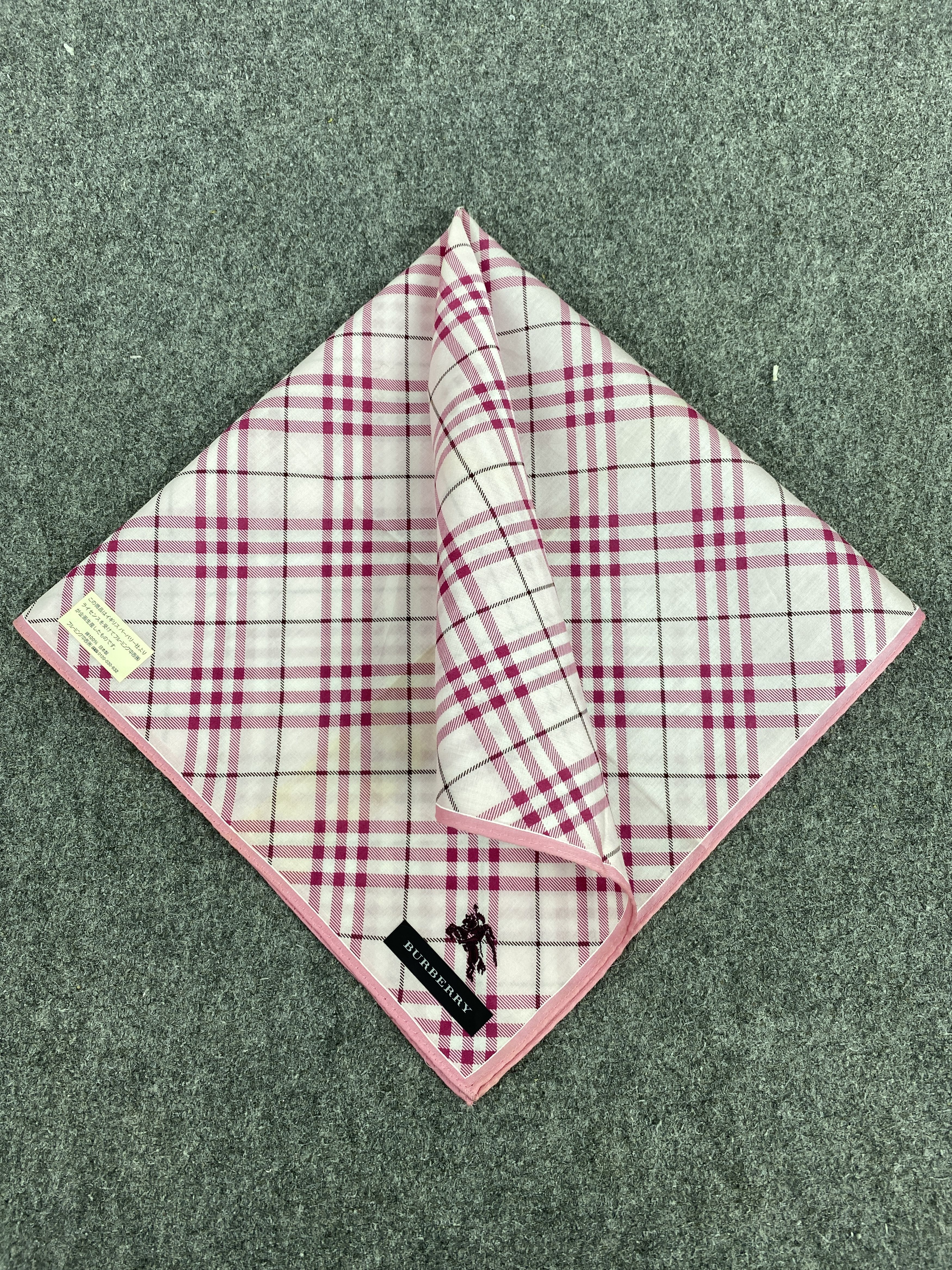 Burberry Vintage Burberry Handkerchief / Neckerchief KT0257 Size ONE SIZE - 3 Thumbnail