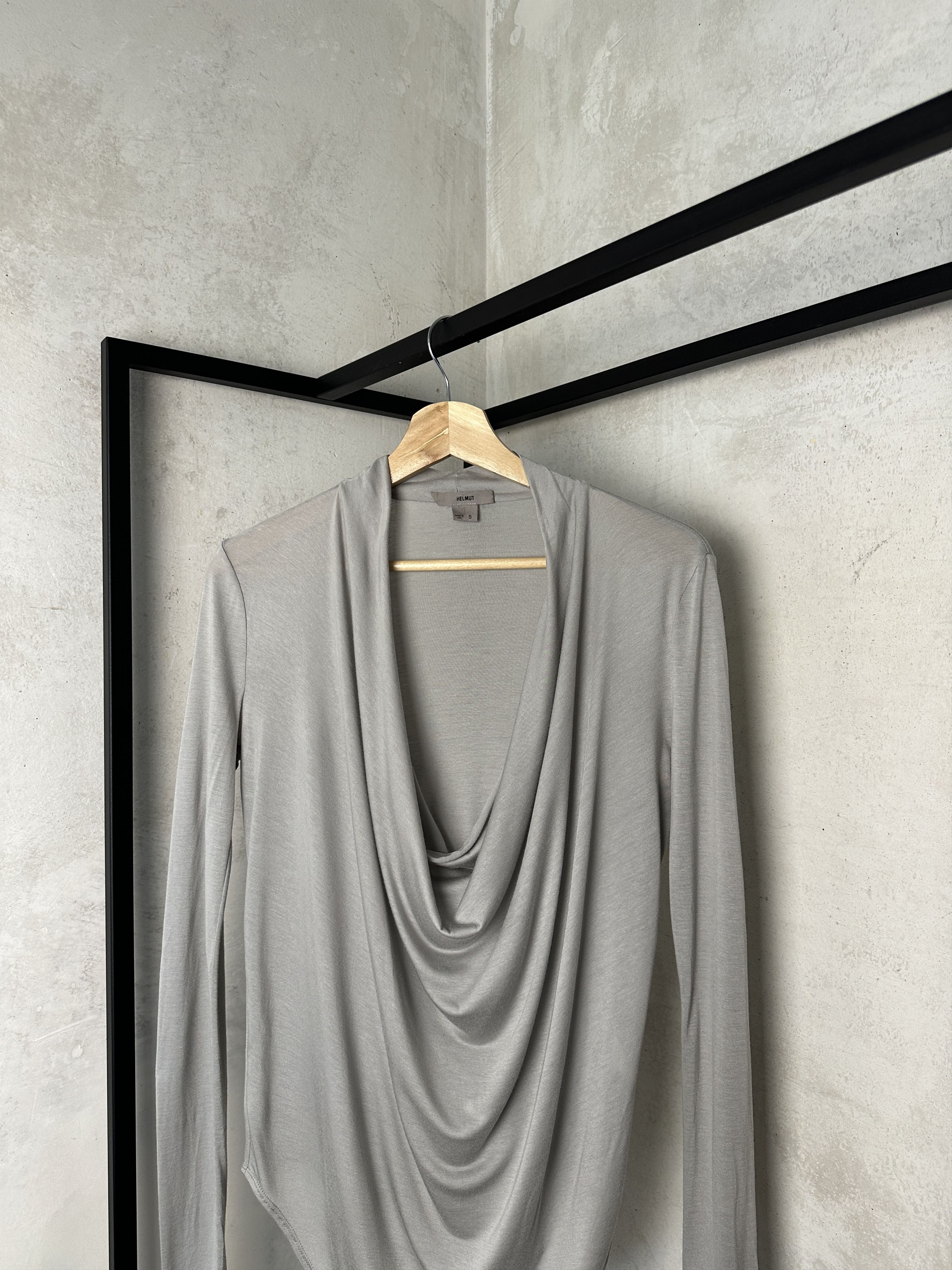 Helmut Lang Helmut Lang Cowl Neck Long Sleeve Size S / US 4 / IT 40 - 2 Thumbnail