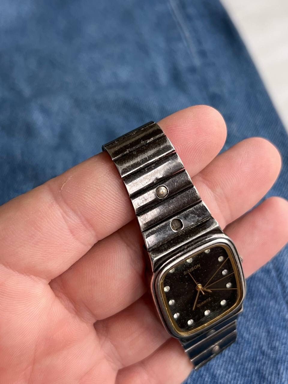 Designer × Japanese Brand × Vintage Simeon vintage watch Japan 80s bracelet Watches Size ONE SIZE - 4 Thumbnail