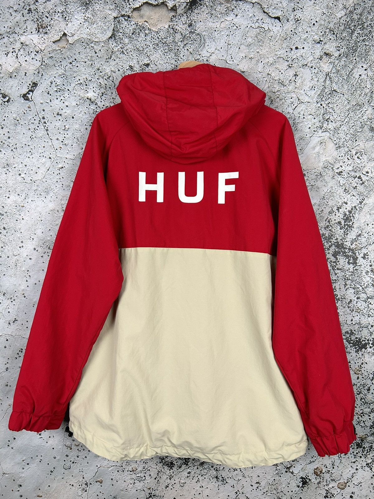 Huf HUF Skateboards Light Rain Jacket Streetwear Vintage Hype Size US L / EU 52-54 / 3 - 1 Thumbnail