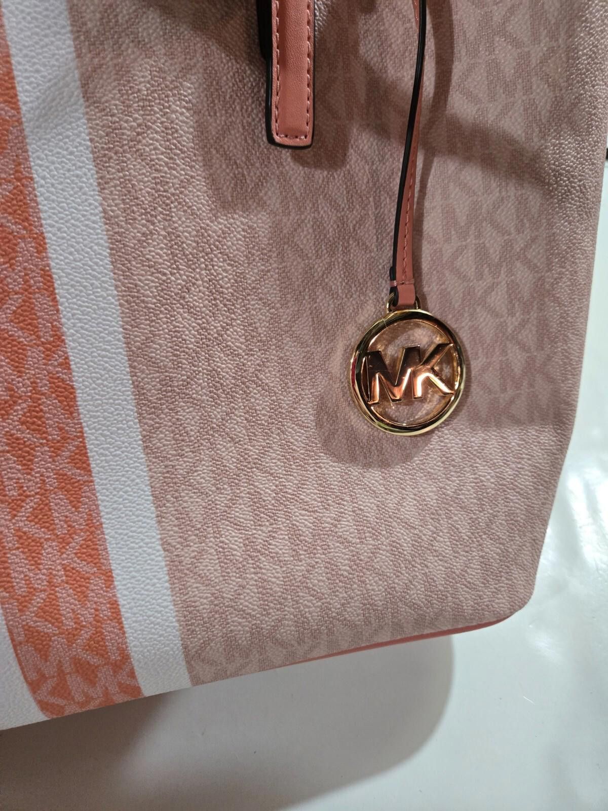 Michael Kors Michael Kors Jet Set Travel Carryall Tote Sherbert NWT Size ONE SIZE - 3 Thumbnail