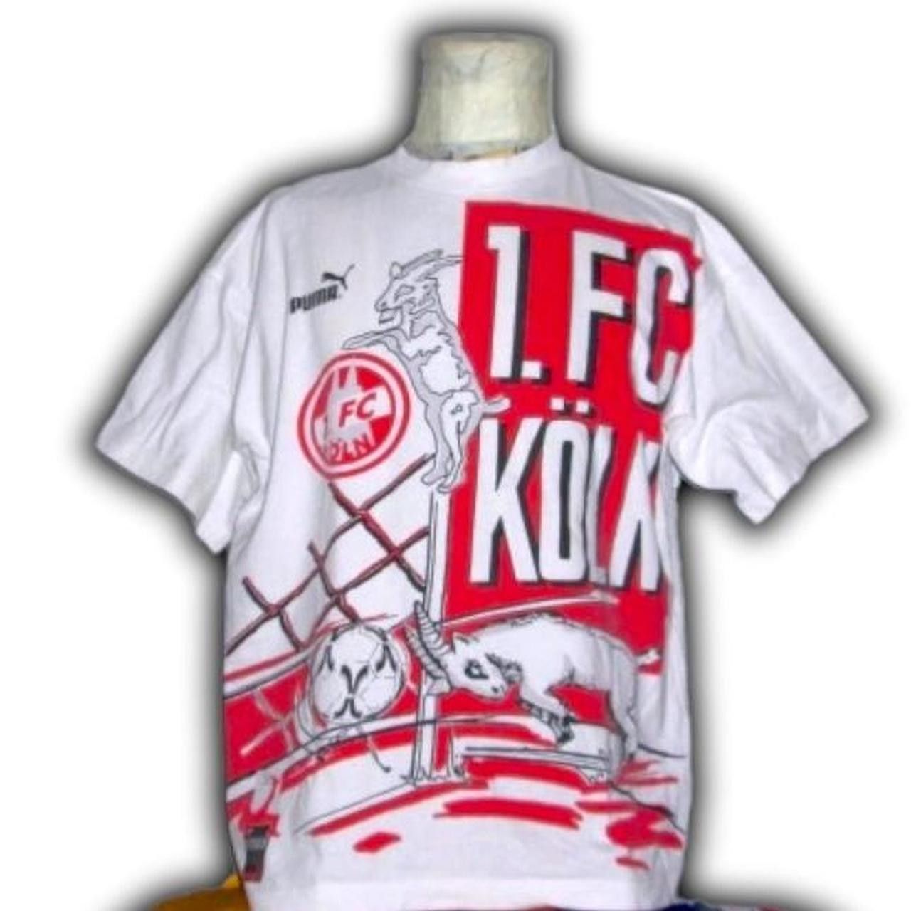 Puma Fc Koln 1998 1999 2000 Fan Shirt Jersey Size US M / EU 48-50 / 2 - 1 Thumbnail