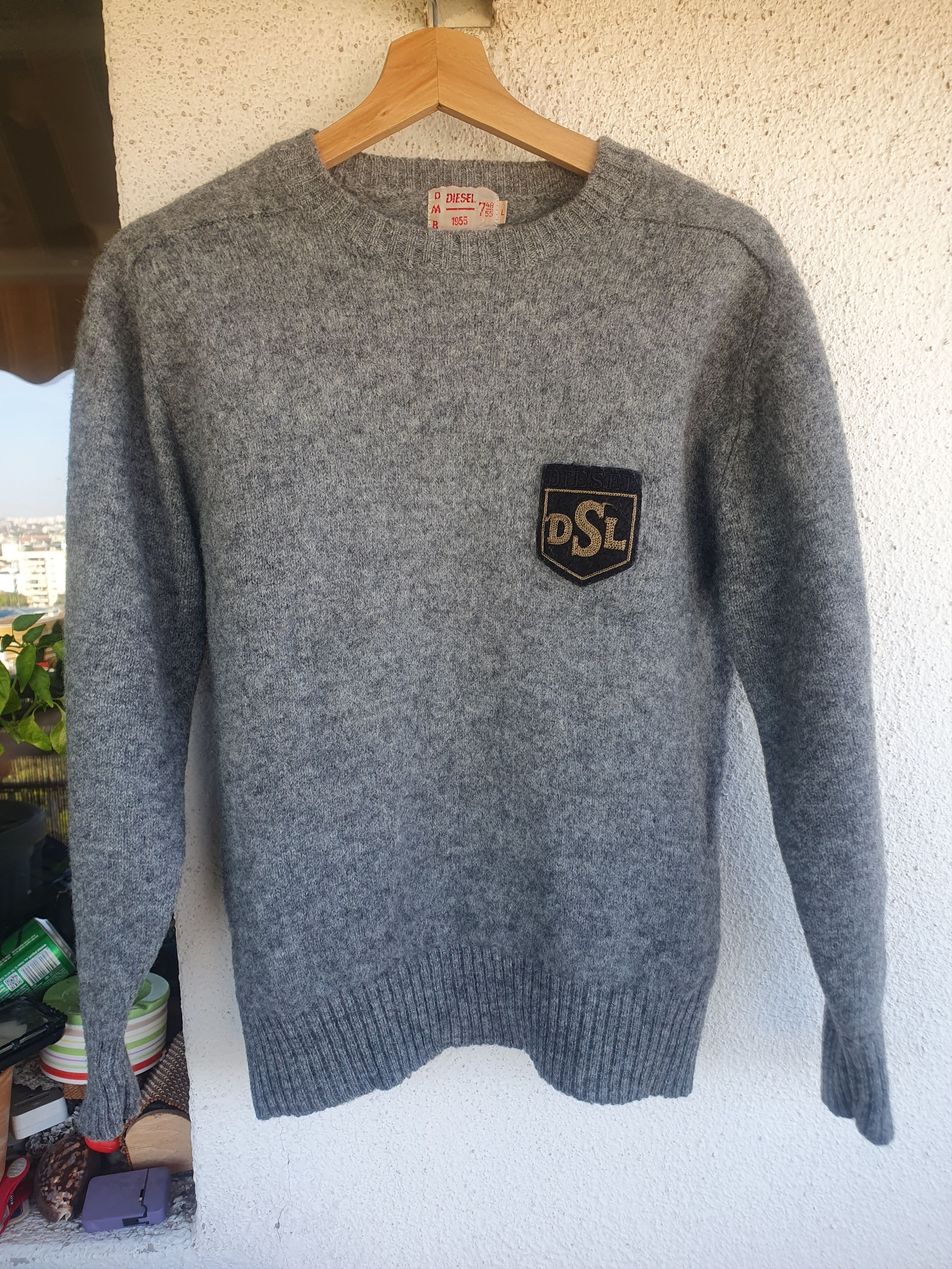 Diesel × Vintage Diesel DMB 1955 Vintage Wool Sweater sz M Size US M / EU 48-50 / 2 - 1 Thumbnail
