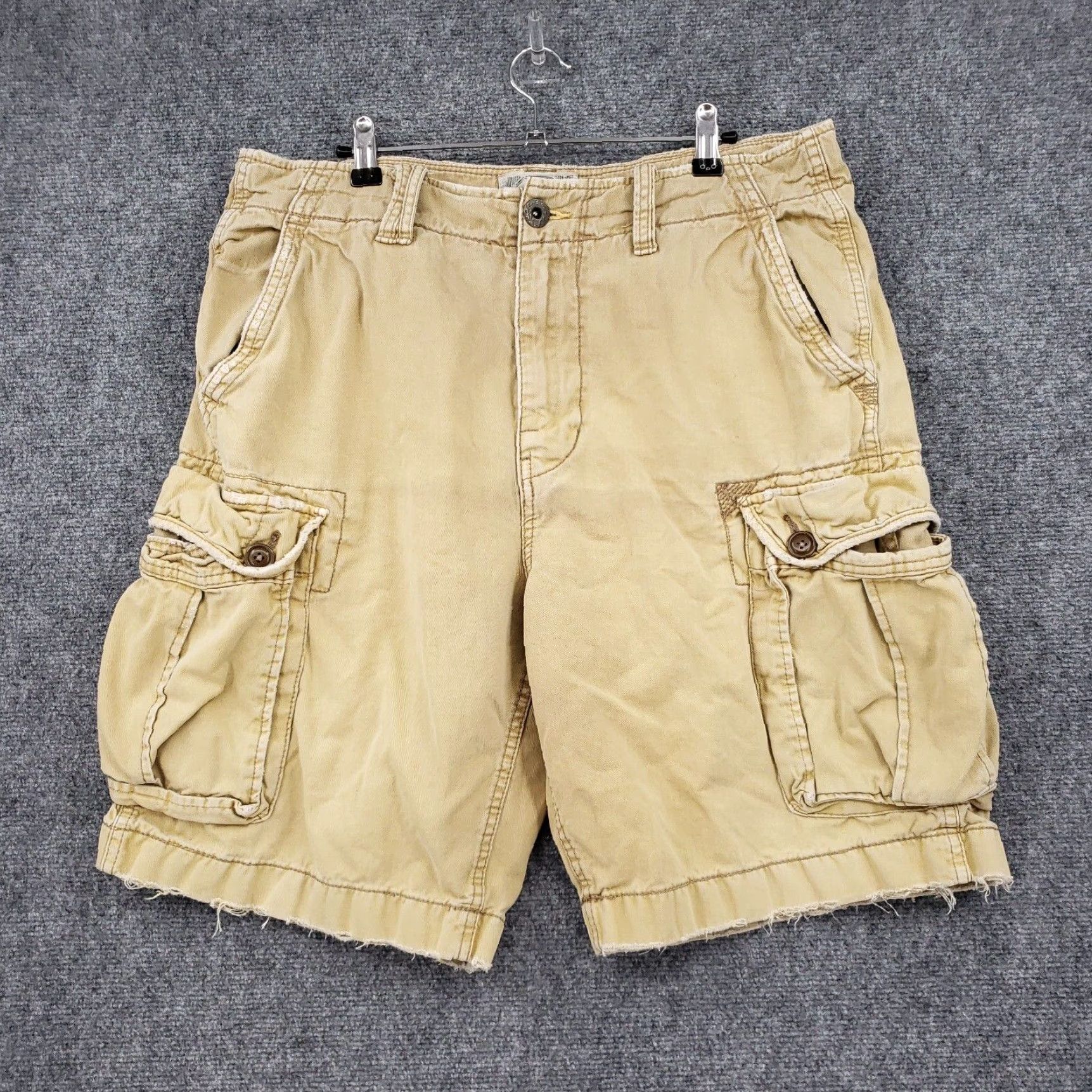 American Eagle Outfitters Vintage Distressed Heavy Paratrooper Cargo Shorts for Men with American Eagle Style Y2K Flair Grailed