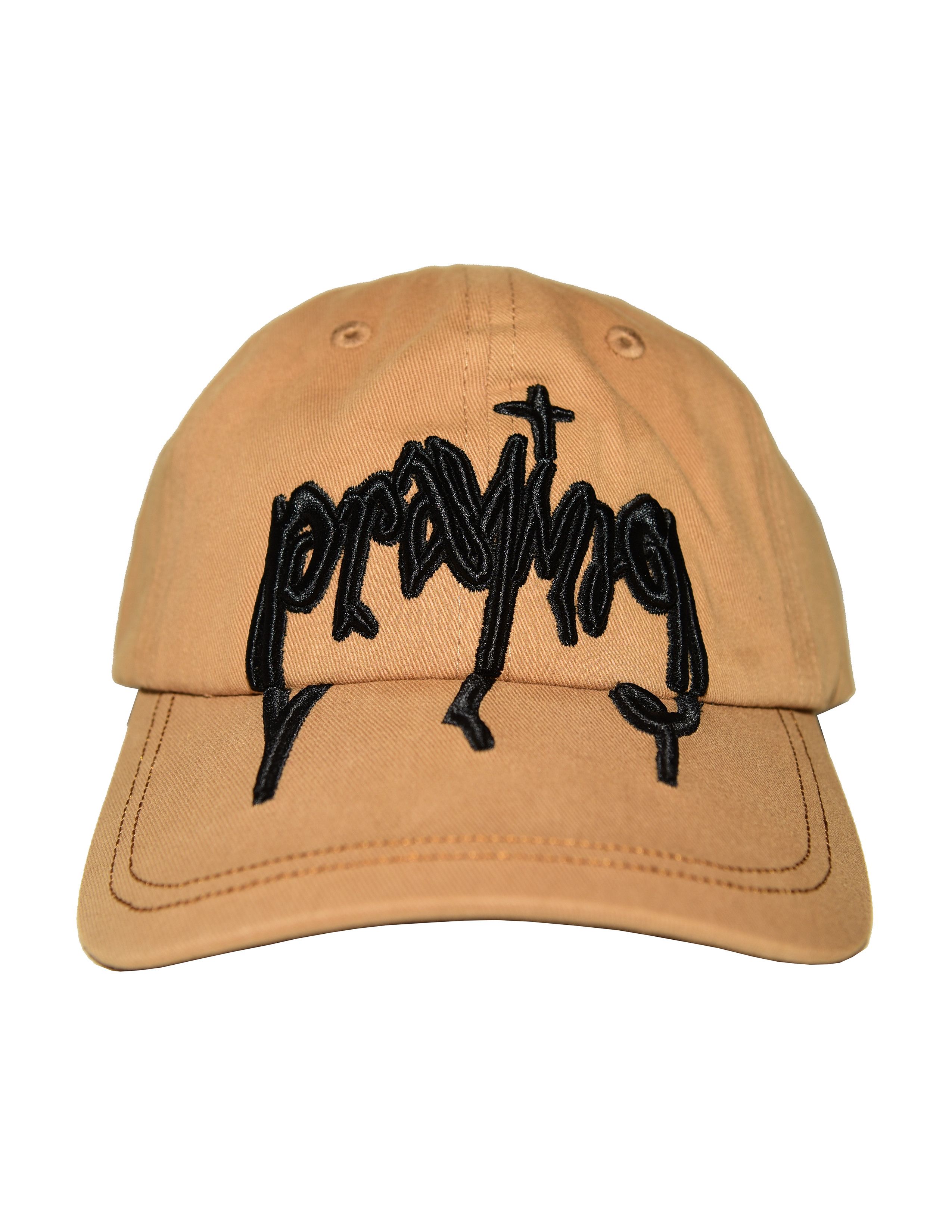 Praying Praying Demon Hat In Khaki Size ONE SIZE - 1 Thumbnail