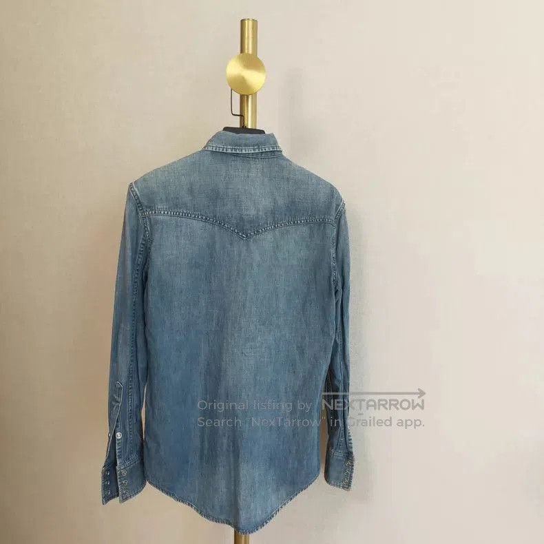 Yves Saint Laurent YSL Classic Denim Button-Up Shirt. Size US S / EU 44-46 / 1 - 2 Thumbnail