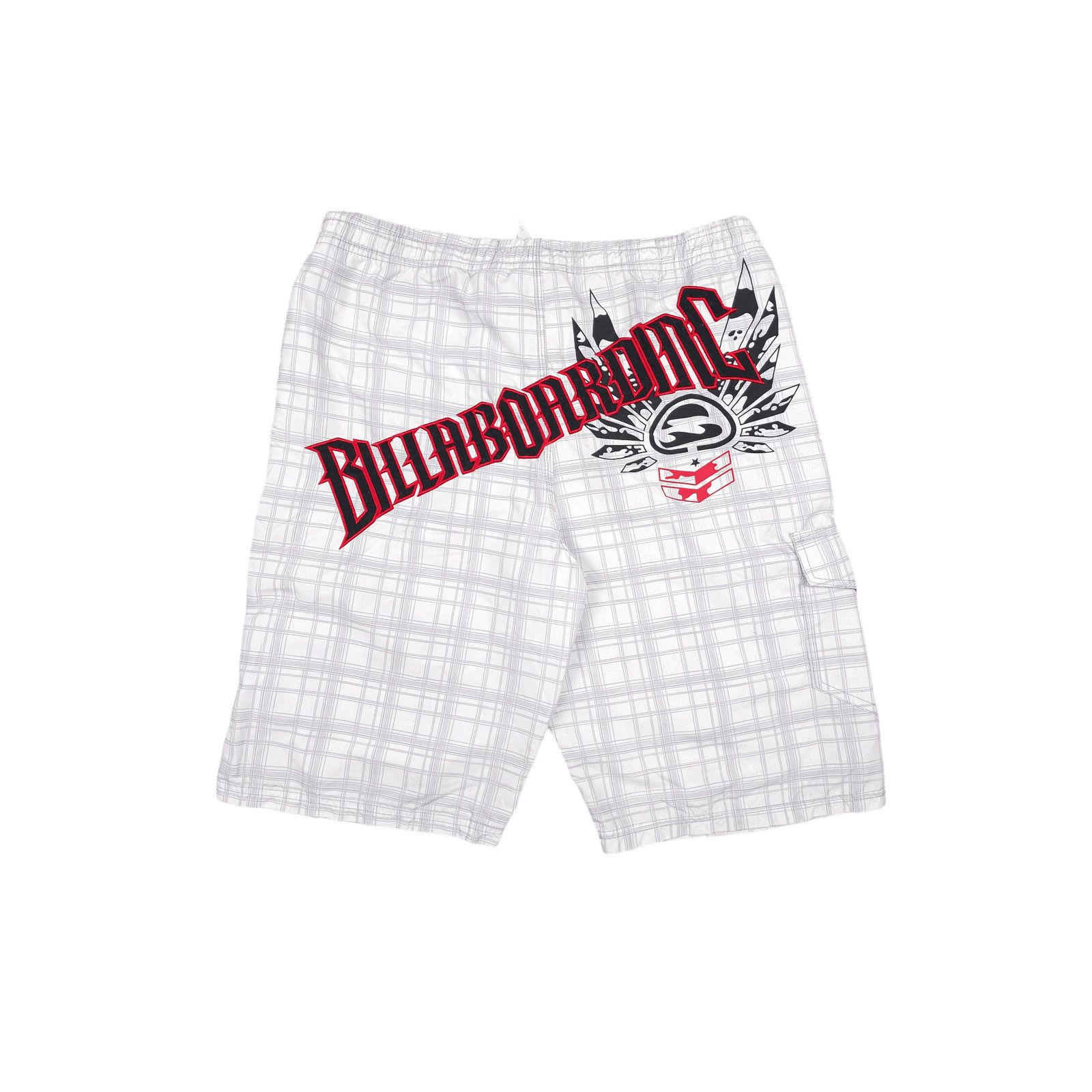 Billabong 💎Size XL Vintage Billabong Shorts Spell out White Y2K 00s Size US 36 / EU 52 - 1 Thumbnail